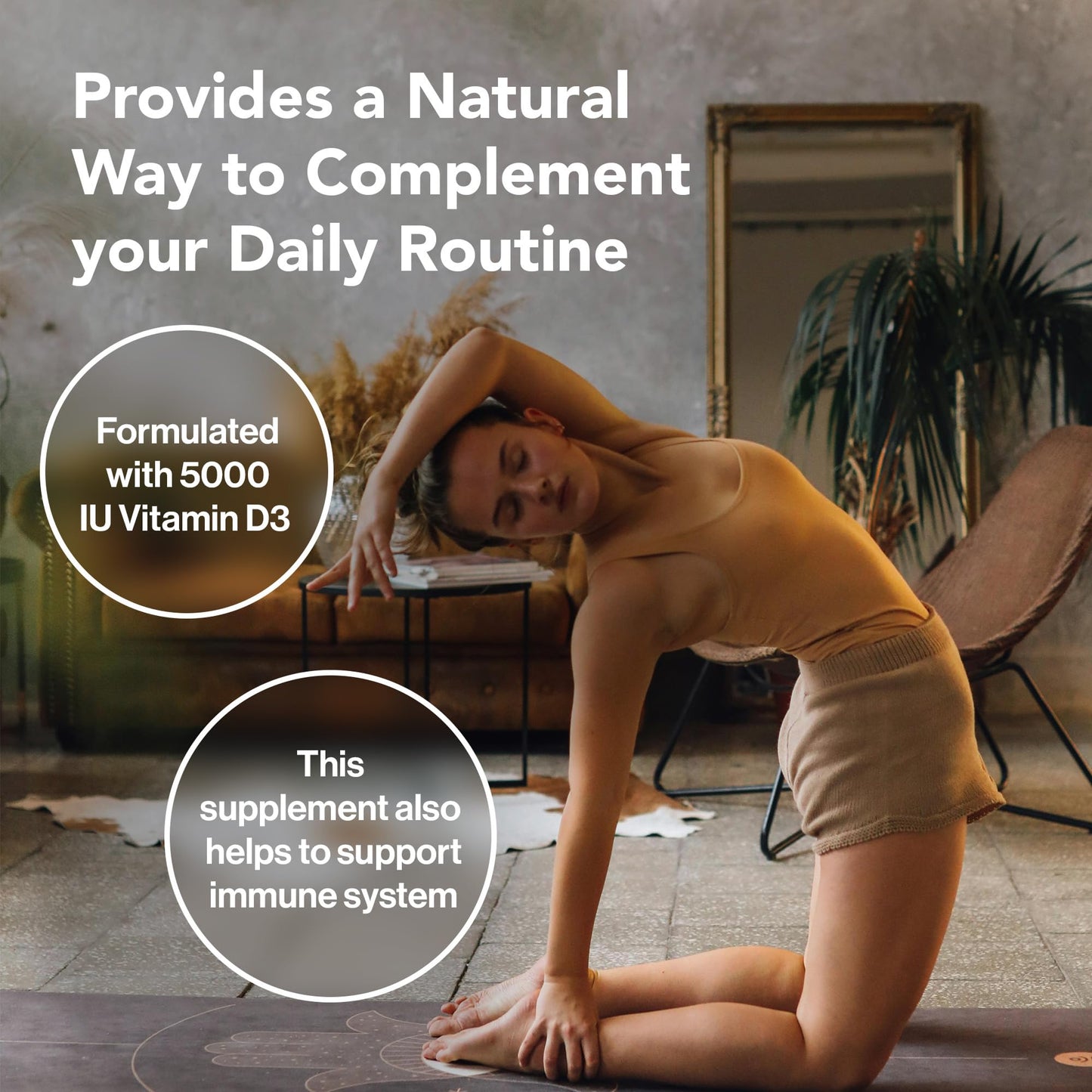 Quantum Nutrition Vitamin D3 and K2 Supplement, 30 Capsules
