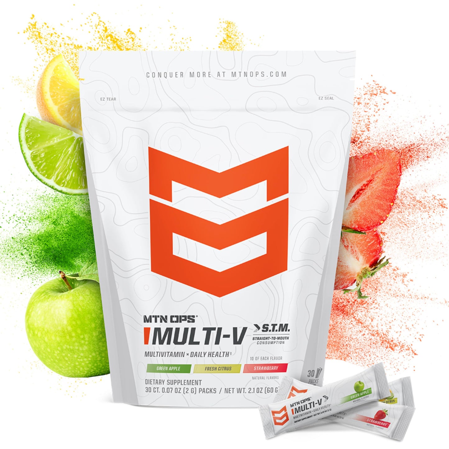 MTN OPS Multi-V STM On-the-Go Daily Multivitamin Powder 0.07 oz