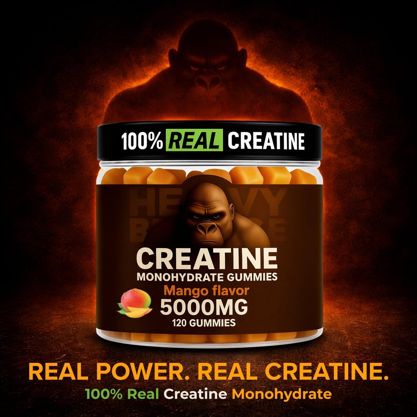 Heavy Balance Creatine Monohydrate Gummies 120