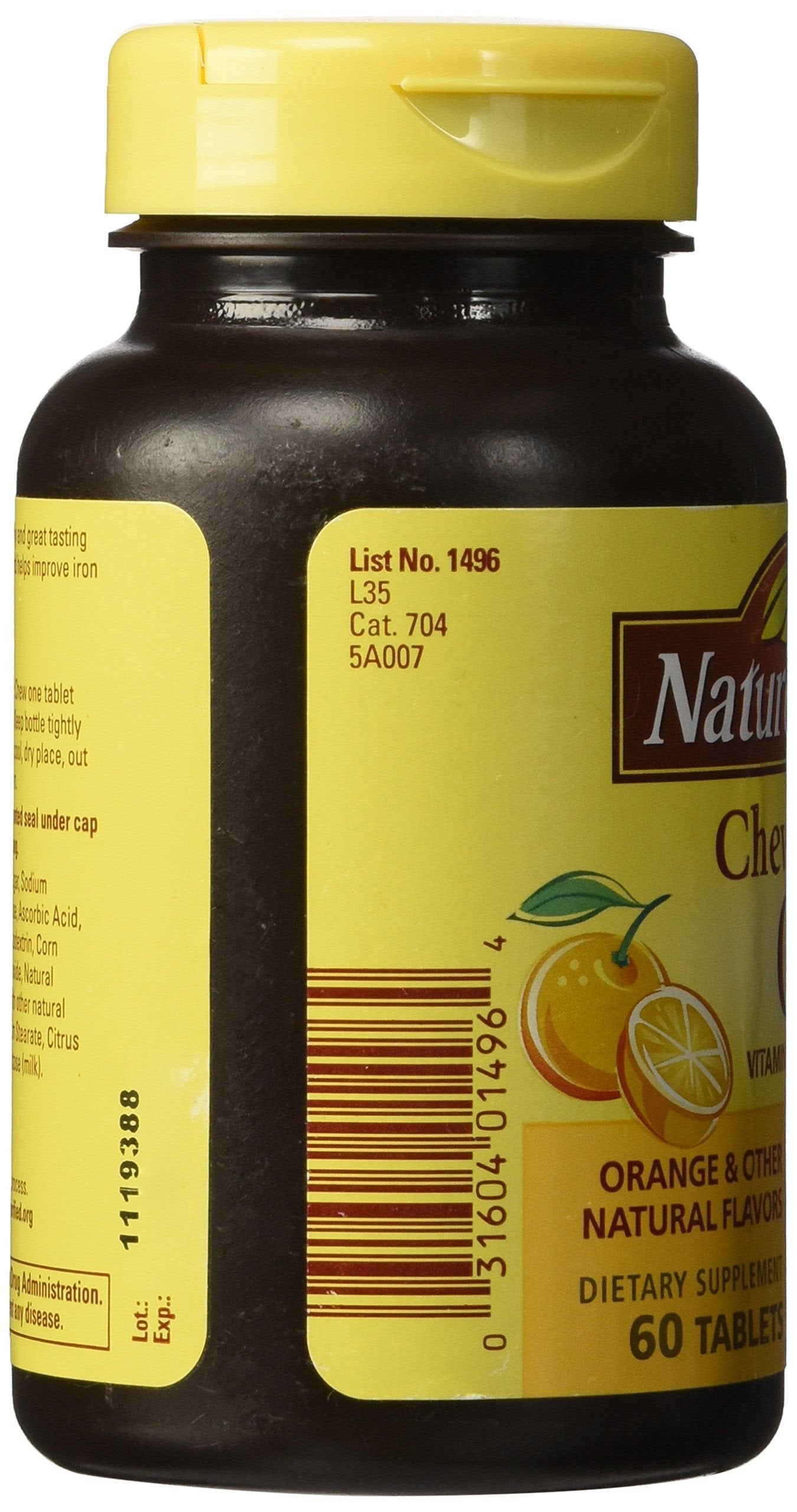 Nature Made Vitamin C 500mg Tablet 250 Count