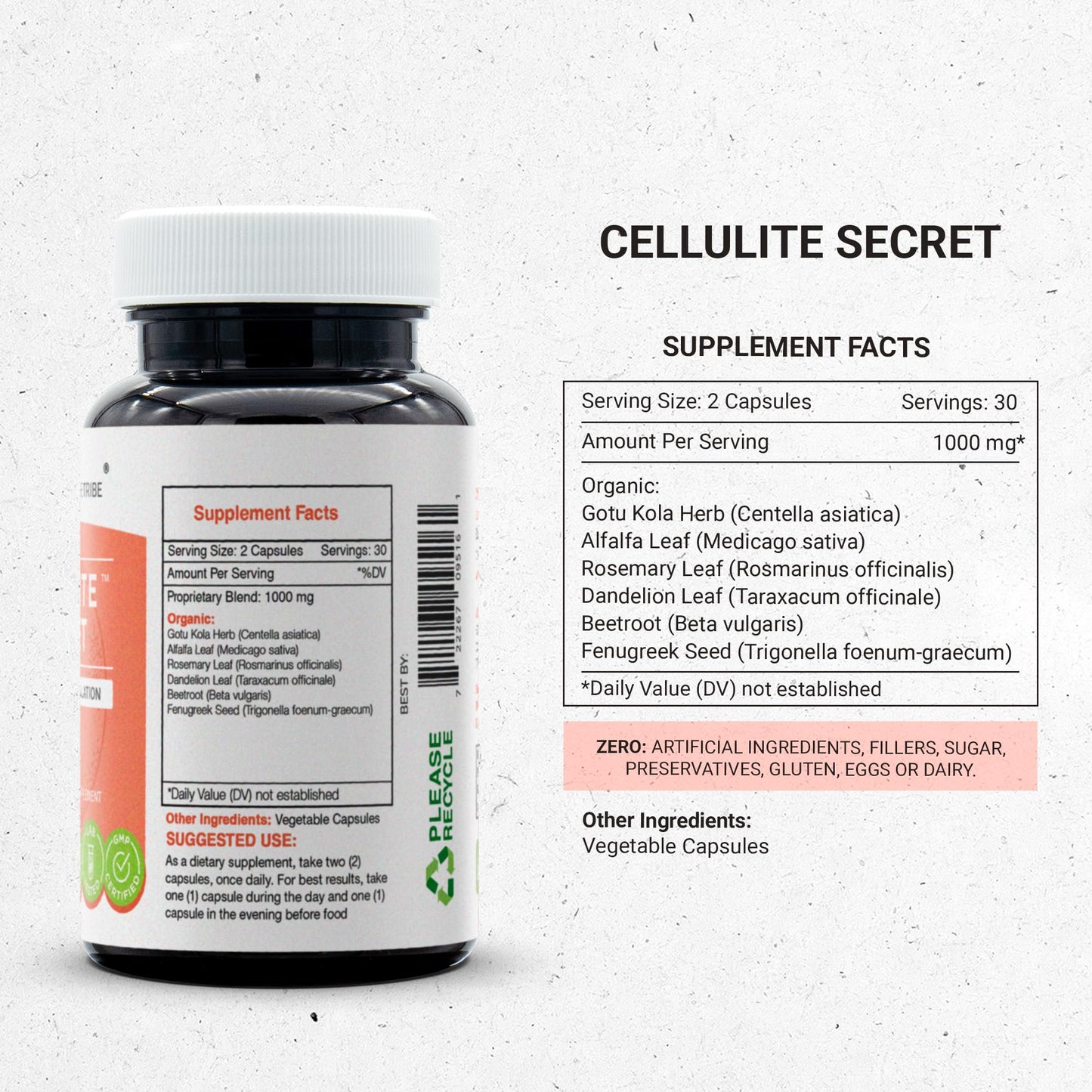 Secrets of the Tribe Cellulite Secret 60 Capsules