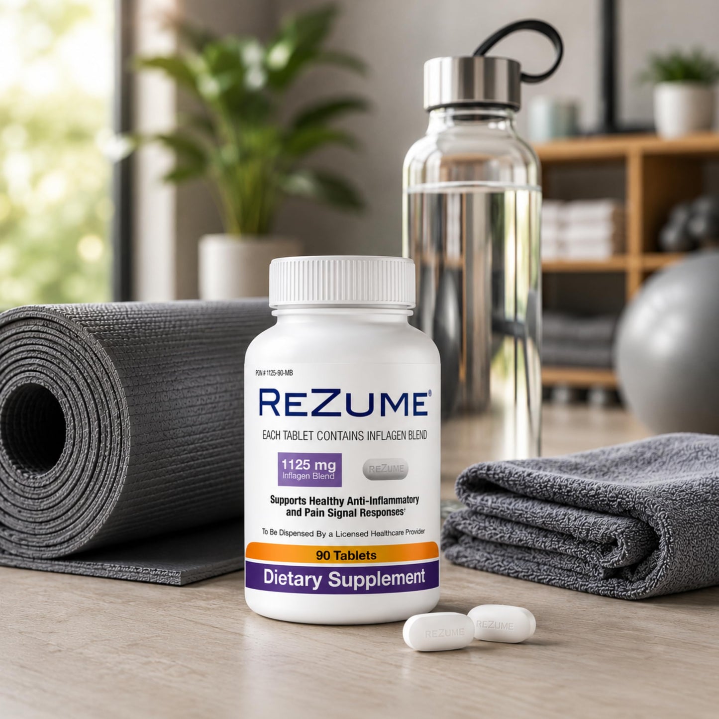 CryoDerm REZUME Tablets Full Spectrum Inflagan Blend Formula, 60 Tablets