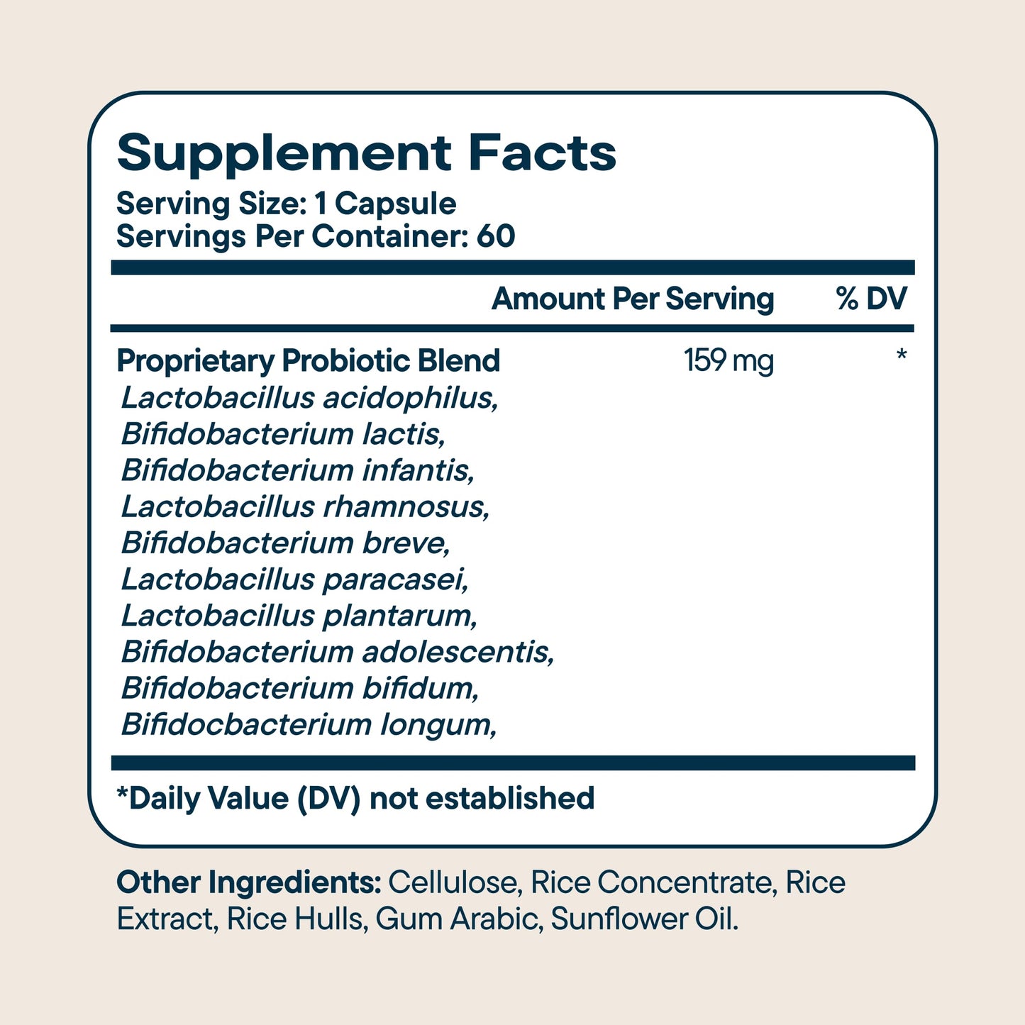 Santo Remedio Probiotic Capsule, 60 Count
