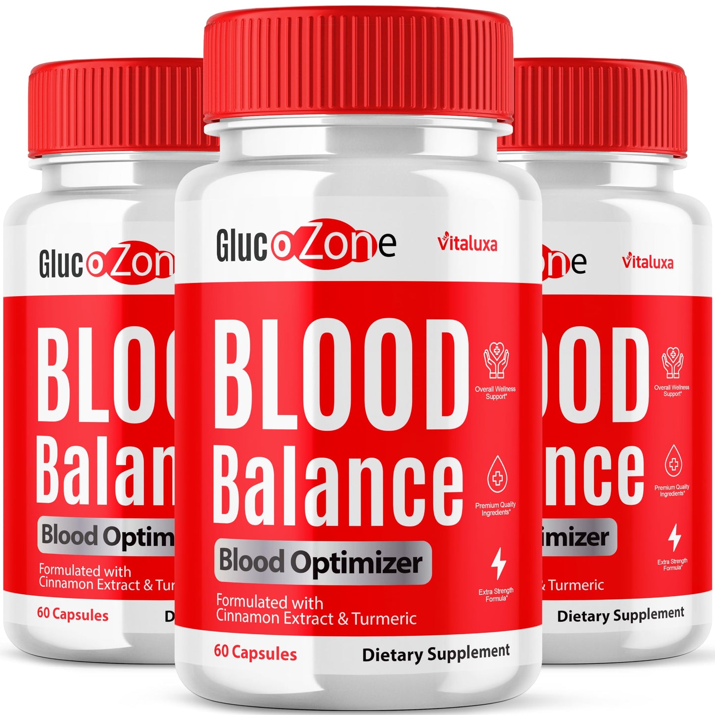 Vitaluxa Glucozone Capsules 180 Count