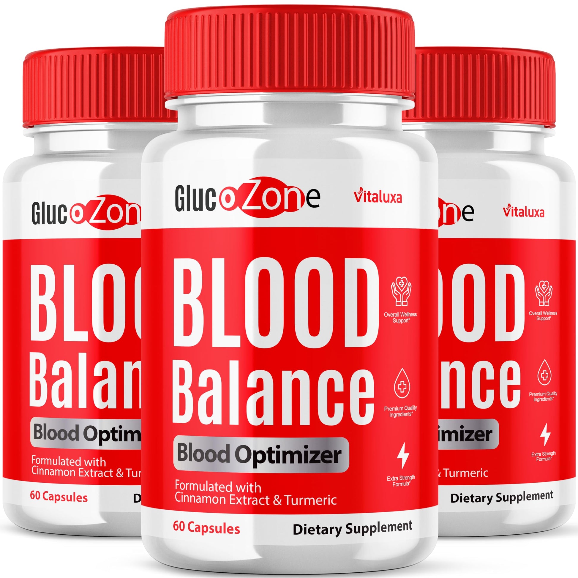 Vitaluxa Glucozone Capsules 180 Count