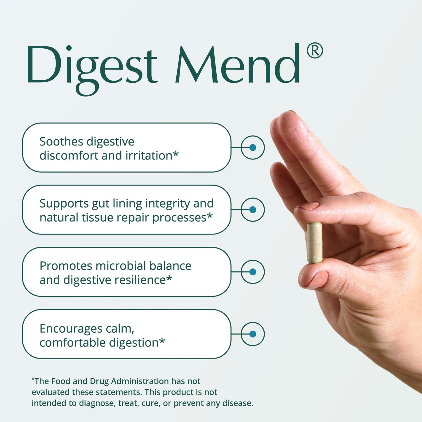 Natura Health Products Digest Mend DGL Licorice & Mastic Gum Capsules, 180 Count