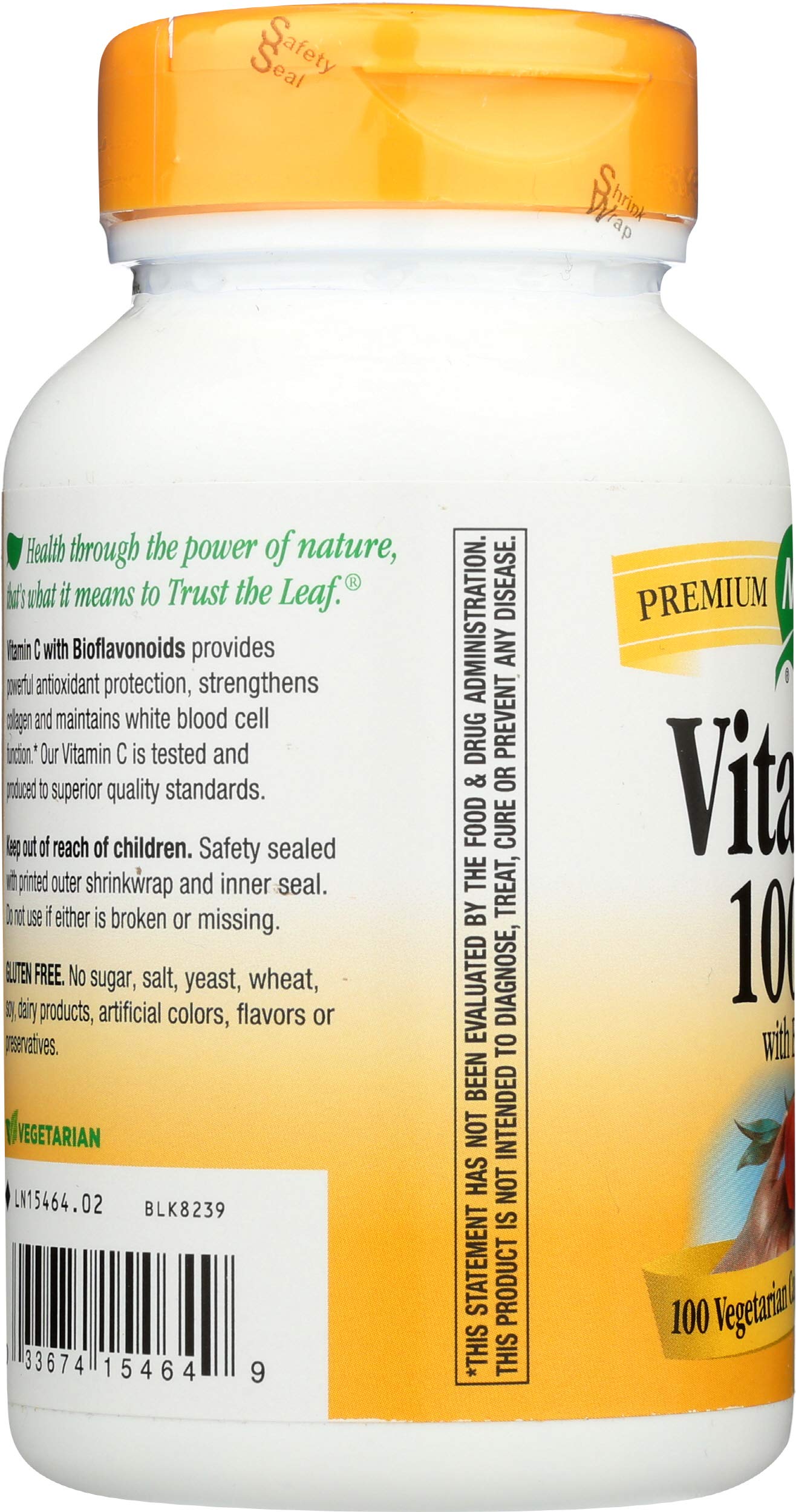 Nature's Way Vitamin C with Bioflavonoids 1000mg Capsules 100