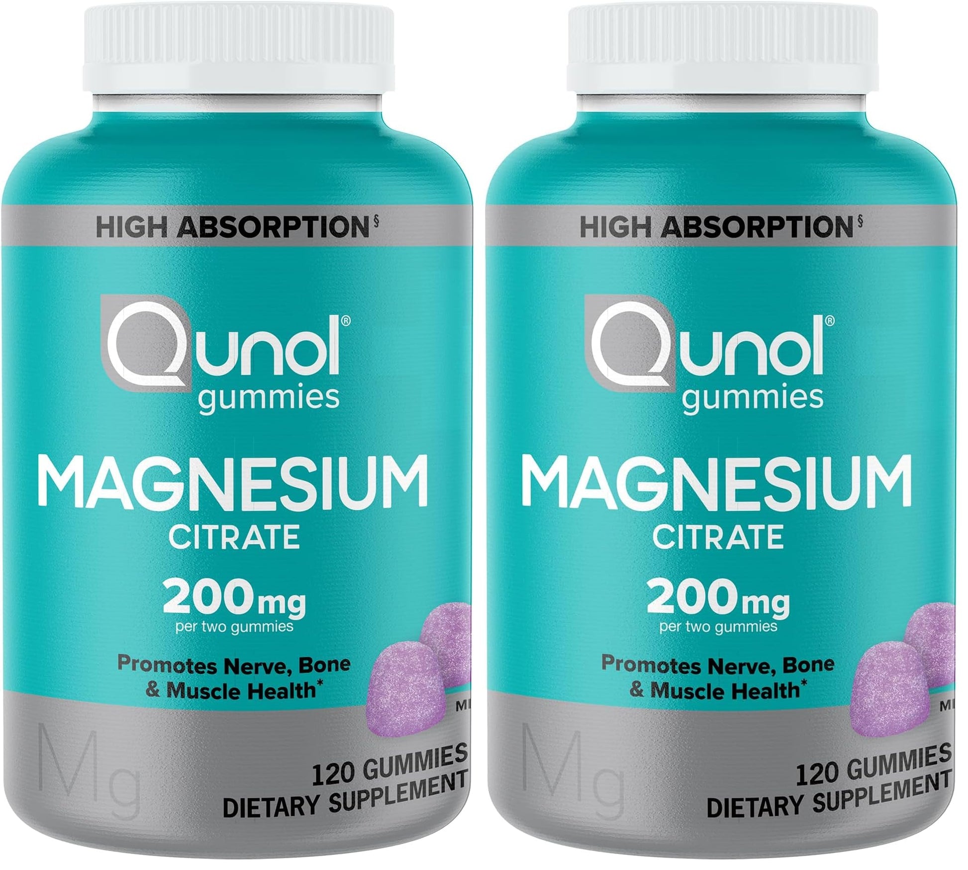 Qunol Magnesium Gummies for Adults, 240 Count