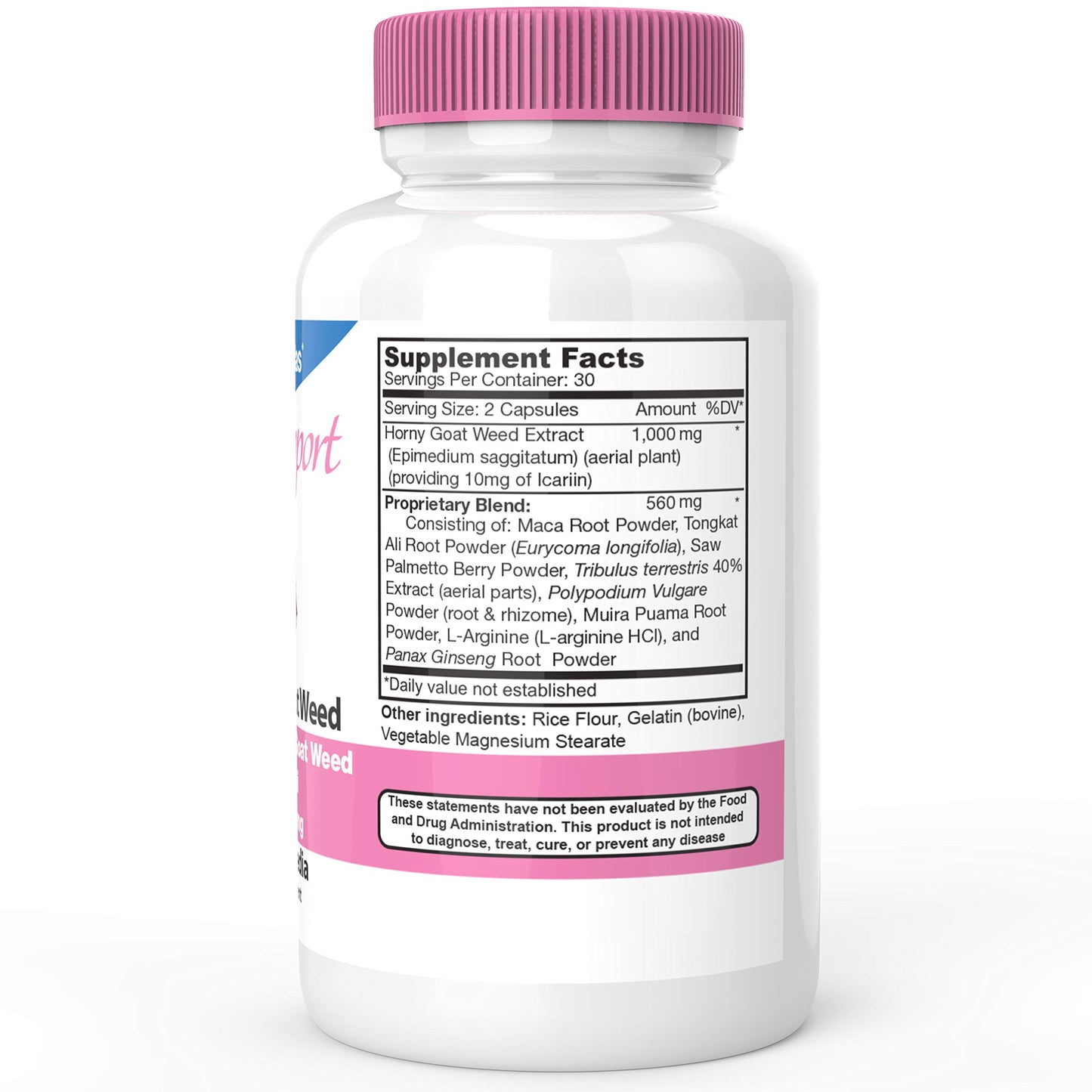 DrFormulas Libido Support for Women with Horny Goat Weed Extract with Maca, Epimedium and Icariin Capsule, 60 Count