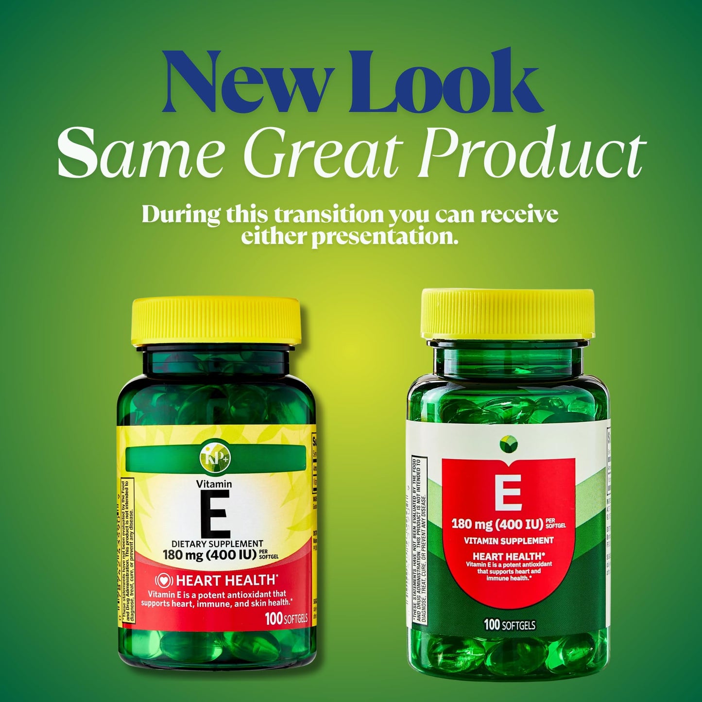 KP+ Vitamin E 180 mg (400 IU) Softgels, 400 Count