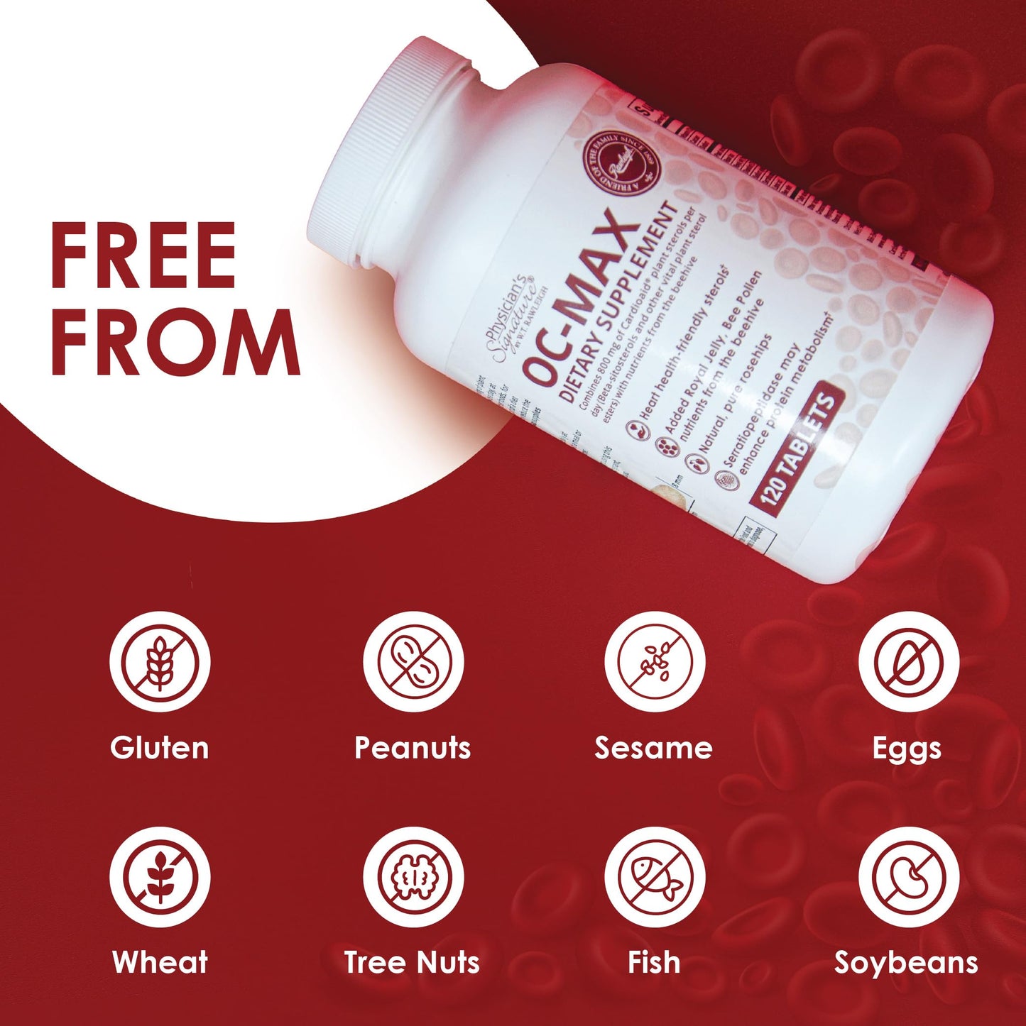 Rawleigh OC-MAX Heart Health Formula Tablet, 120 Count