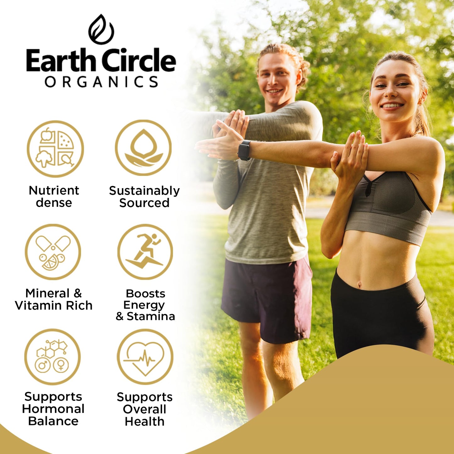 Earth Circle Organics Yellow Maca Root Powder 16 oz