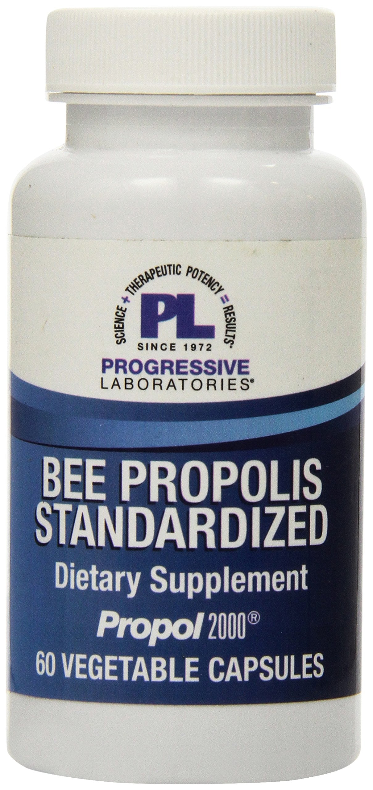 Progressive Laboratories Bee Propolis Standardized Supplement Capsules 60