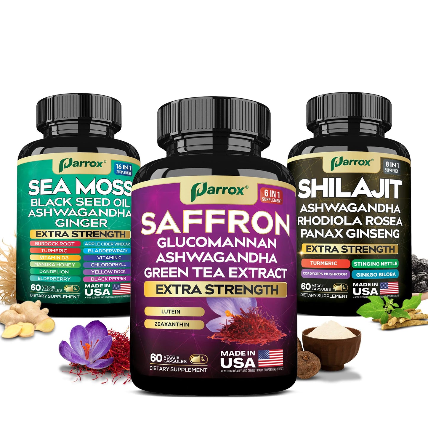 Parrox Vision Vitality Trio Capsules 180
