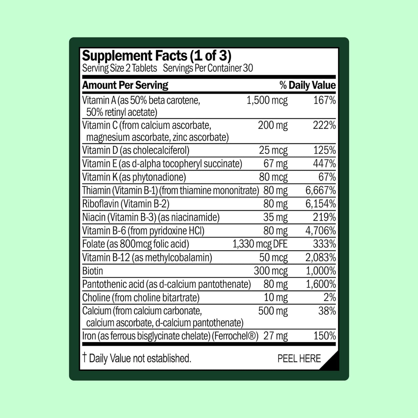 WellWithAll Women’s Multivitamin 60 Tablets