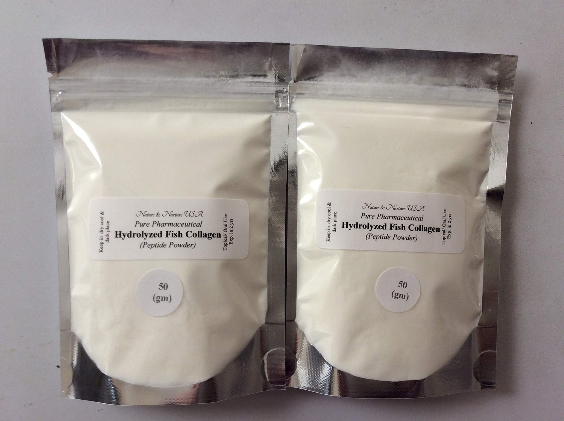 Nature and Nurture Hydrolized Fish Collagen Peptide Powder 3.53 oz