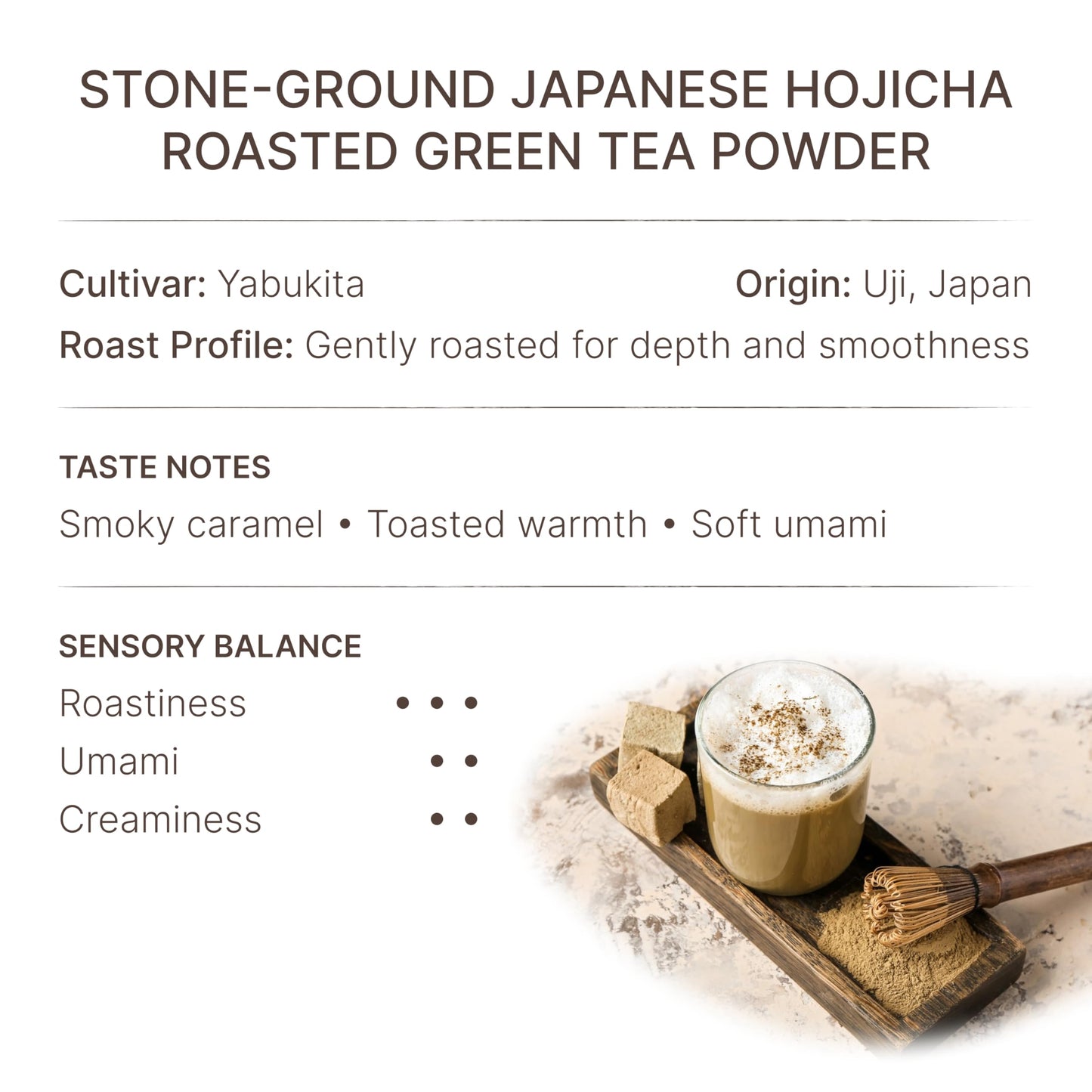 FKRO Organic Mushroom Hojicha Powder 5.29 oz