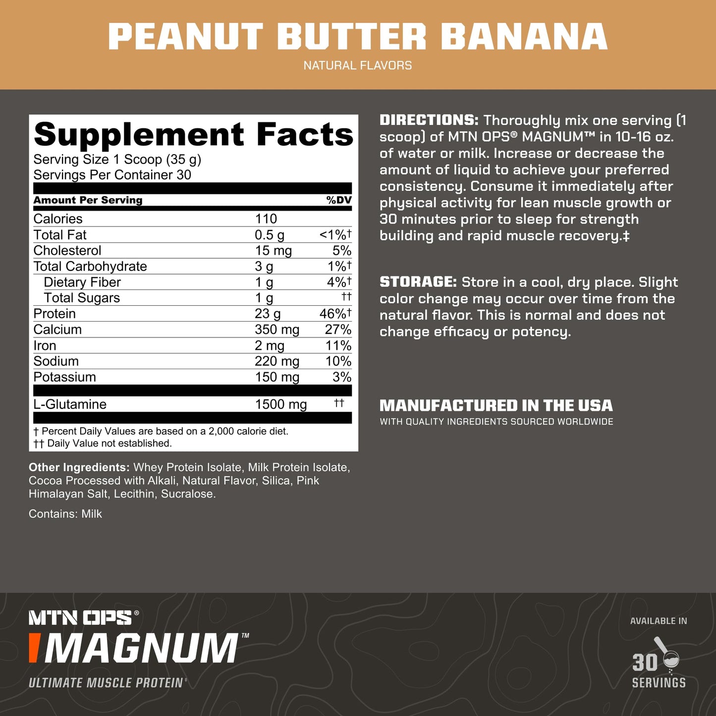 MTN OPS Magnum Whey Protein Powder 33.8 Servings