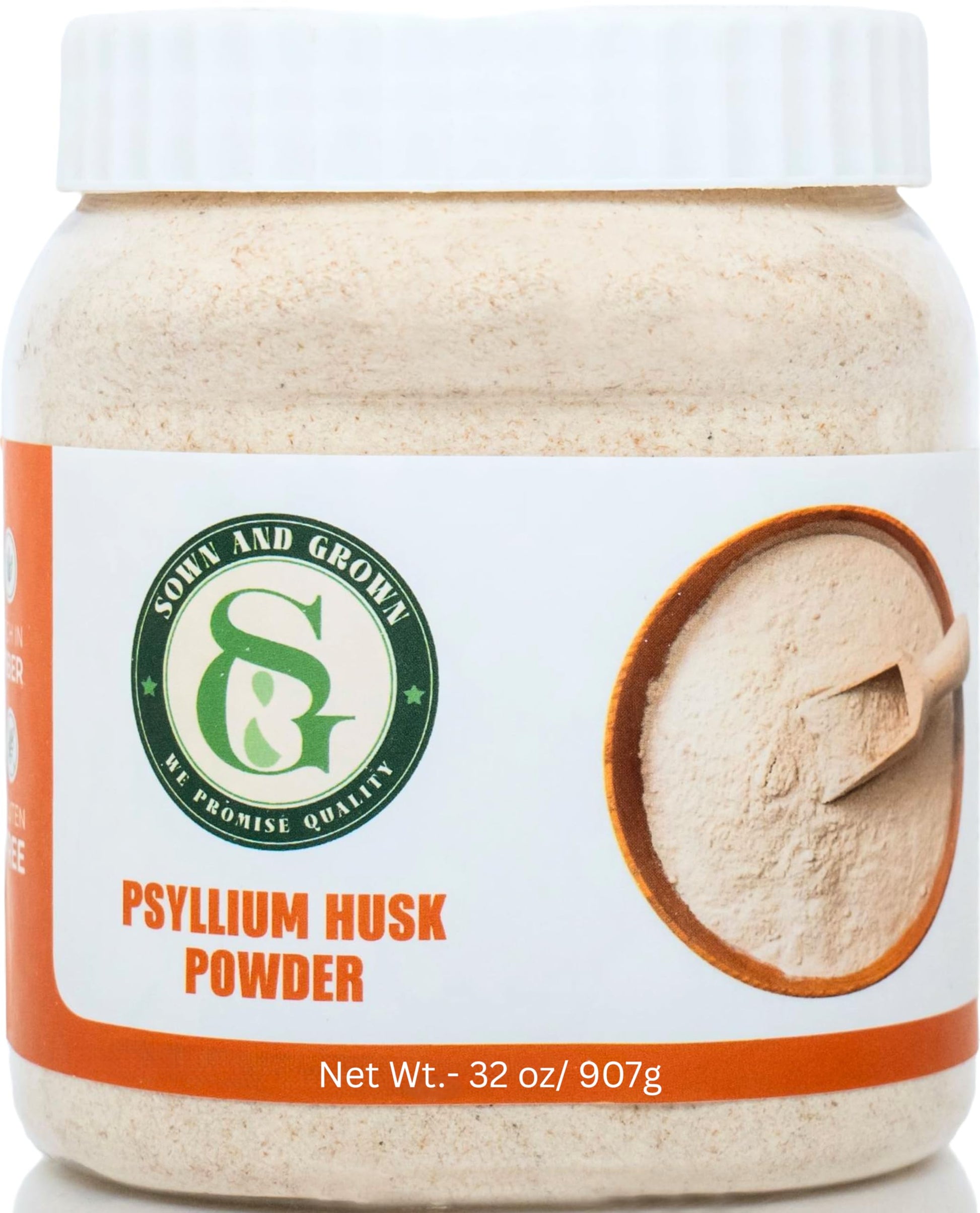 Sownandgrown Psyllium Husk Powder 32 oz