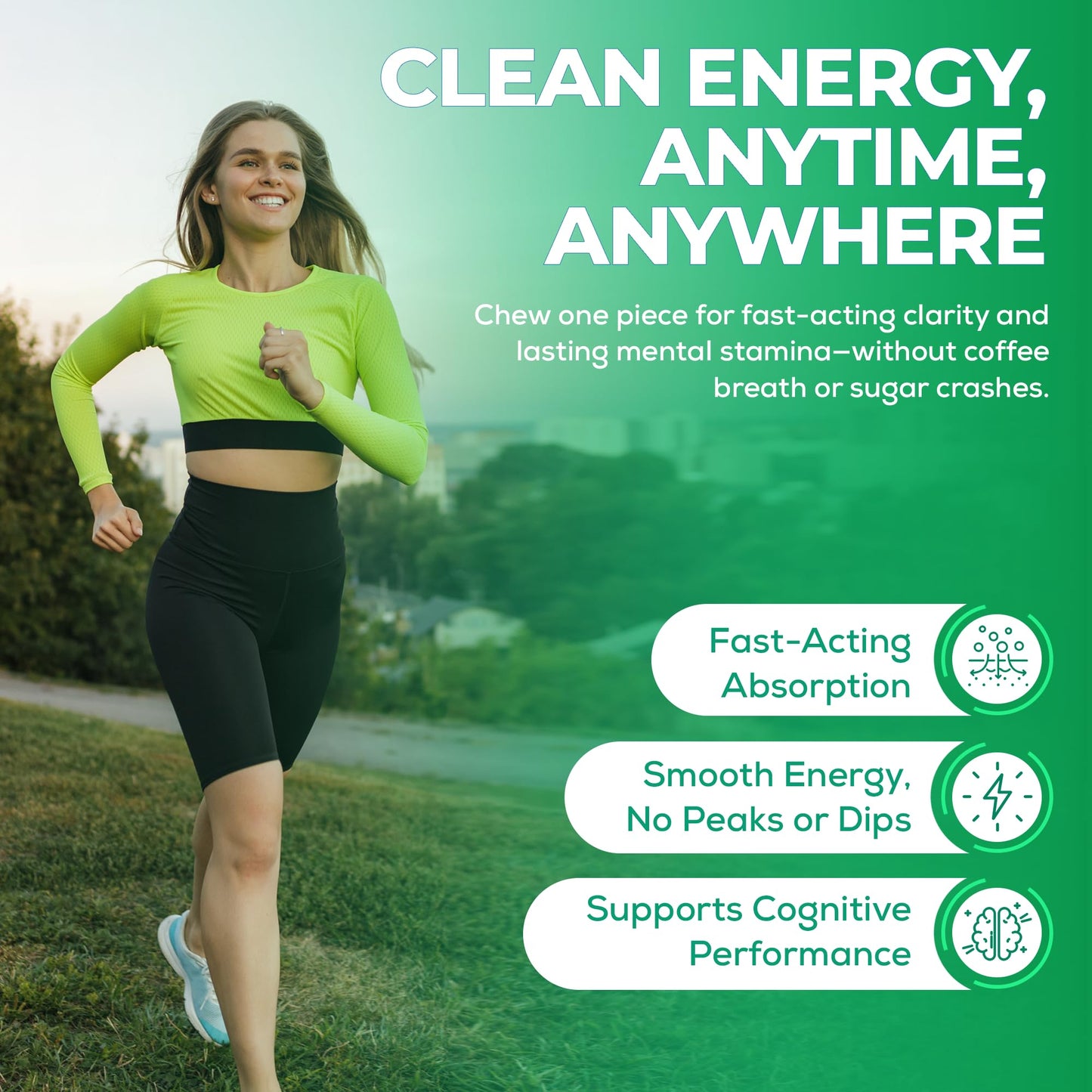 UPLIFE Energy and Focus Mint Chewables 120 Count