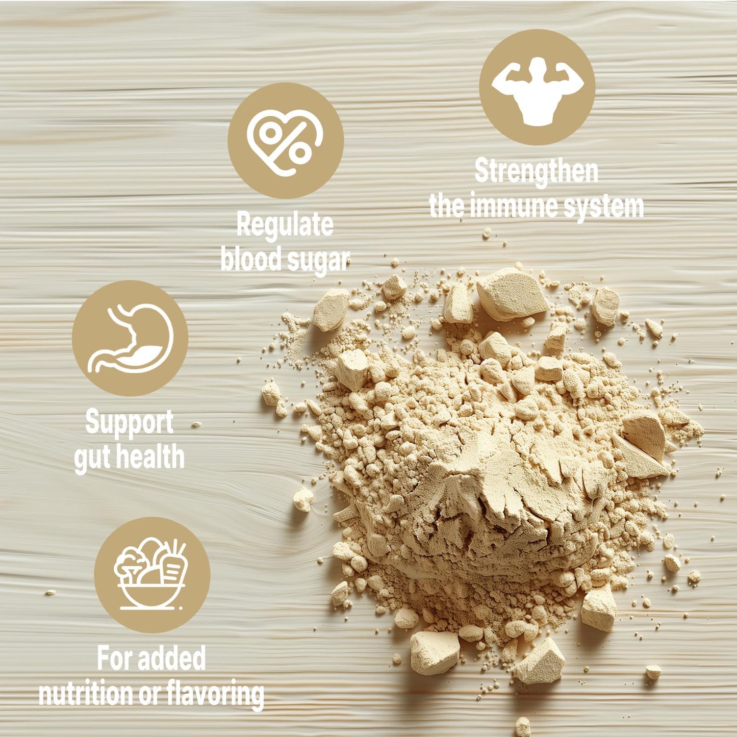 UNLEASH'D ORGANIC Oyster Mushroom Powder 16 oz