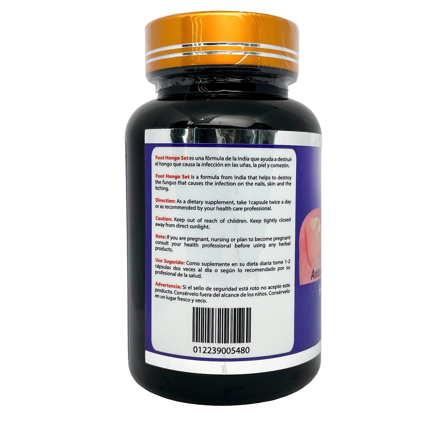 Productos El Colibri Foot Hongo Set Proprietary Blend Capsules 90 Count