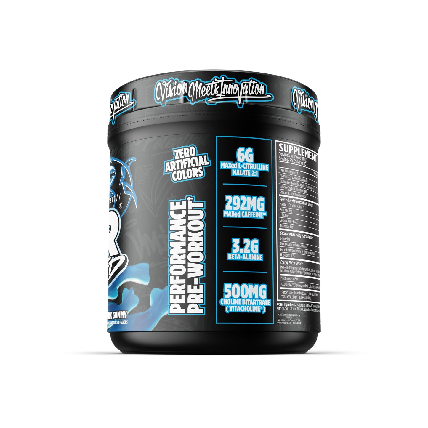 VMI Sports KXR Stacked Essential Pre Workout Powder, 18.1