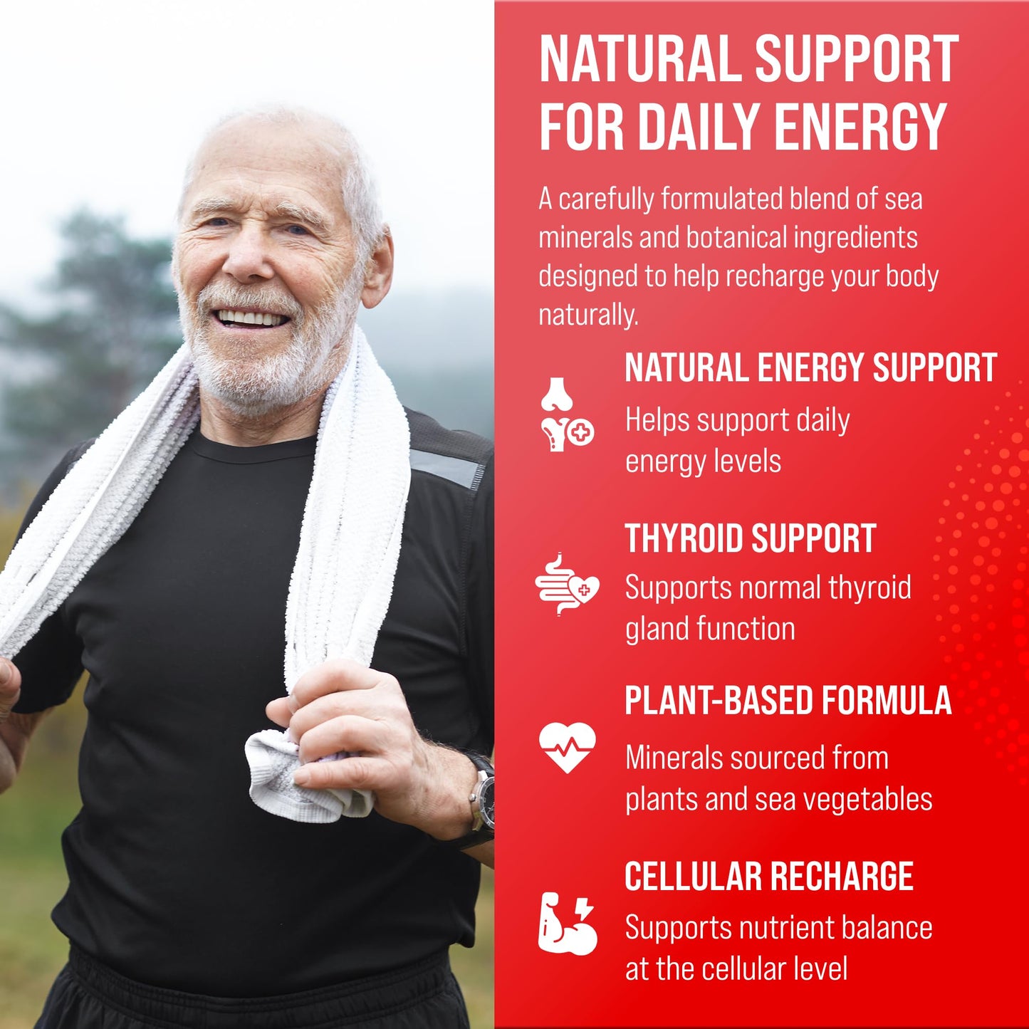 SoulLife REKICK Energy & Thyroid Support Capsules, 60 Count