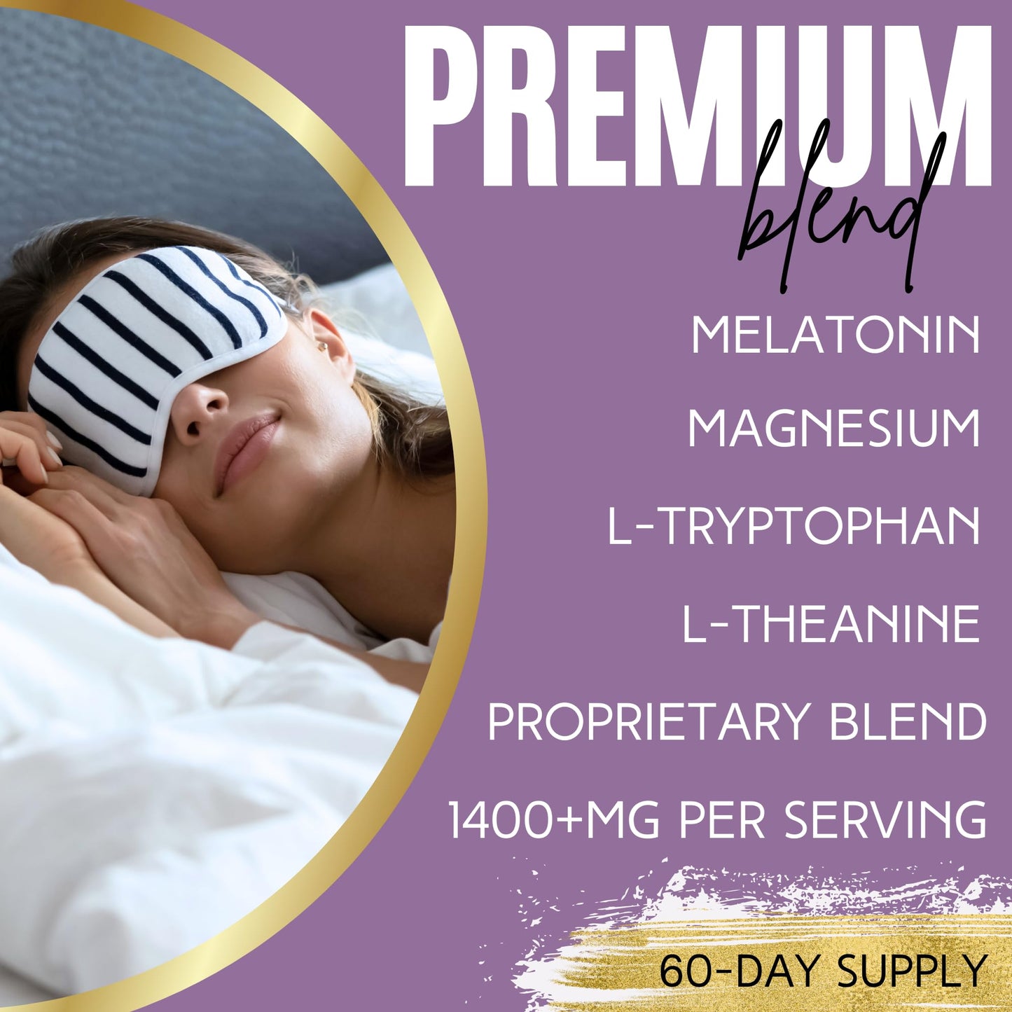 Lumen Naturals Natural Sleep for Adults – Herbal Sleep Supplement with Melatonin, Valerian Root, Magnesium Capsules, 180 Count