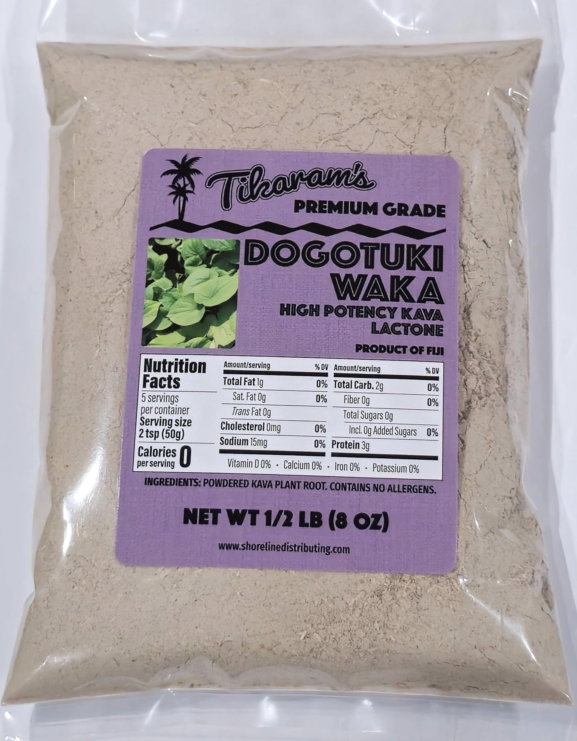 Tikaram's Kava Root Powder 8 Ounce
