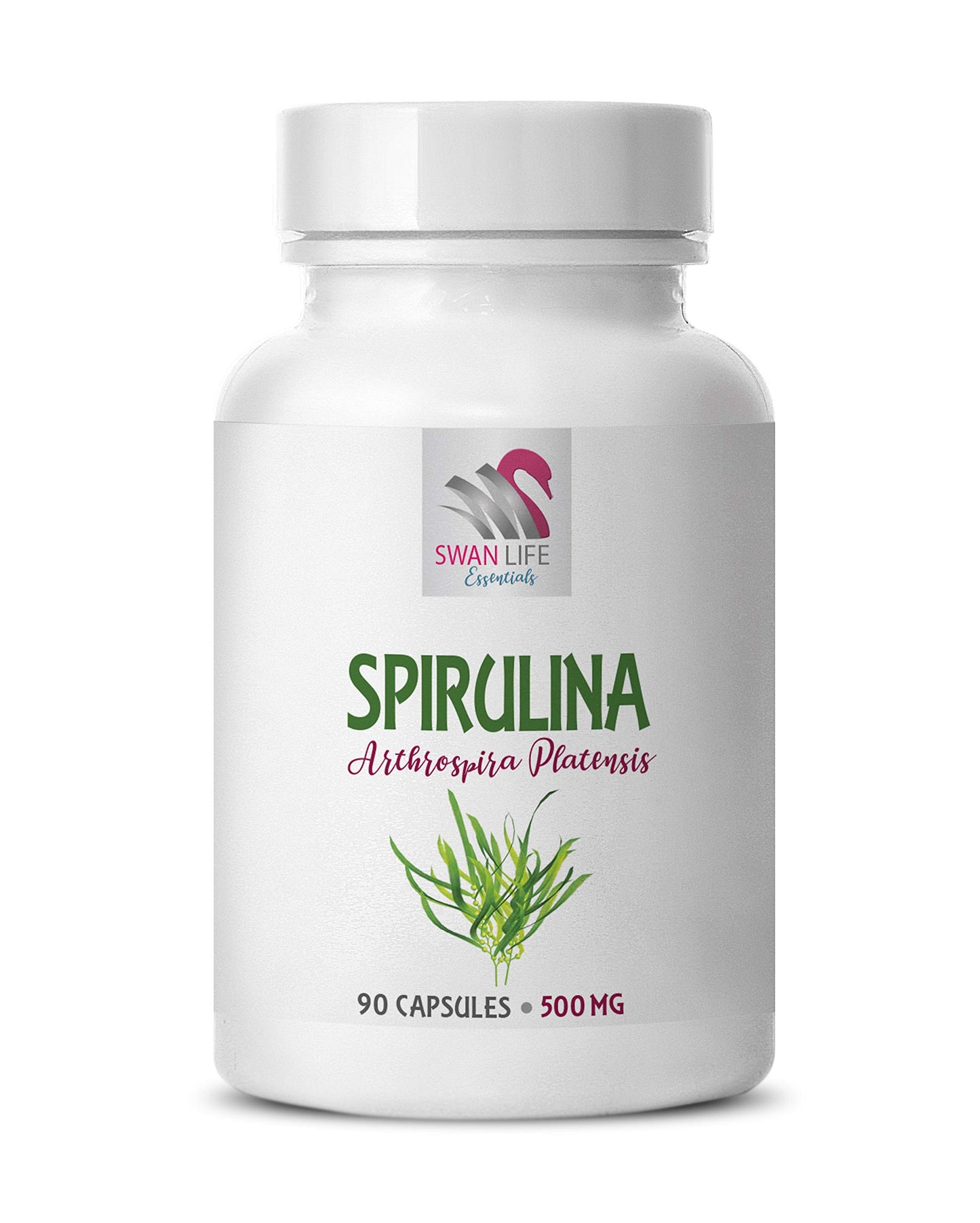 SWAN LIFE ESSENTIALS Chlorella Spirulina Capsules, 60 Count