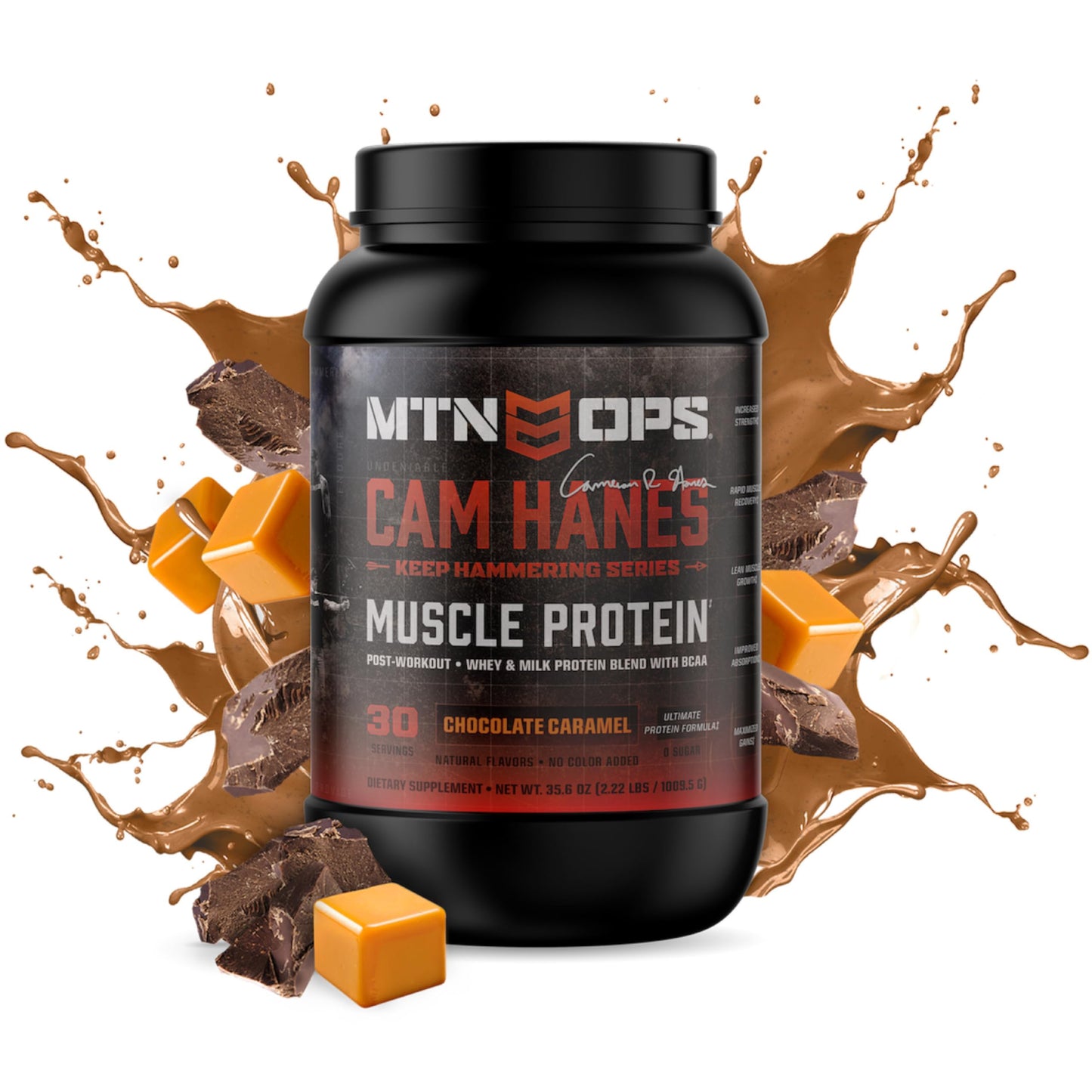 MTN OPS Magnum Whey Protein Powder Chocolate Caramel 2.24 Pound (Pack of 1)