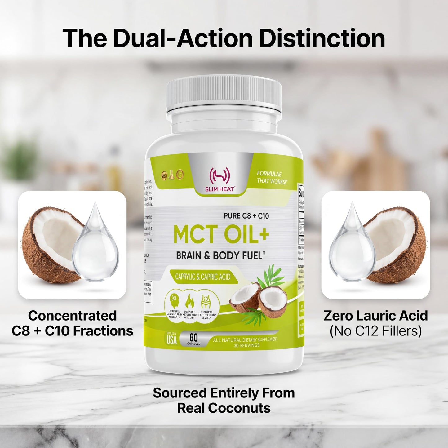 Slim Heat MCT Oil Softgels 60 Count
