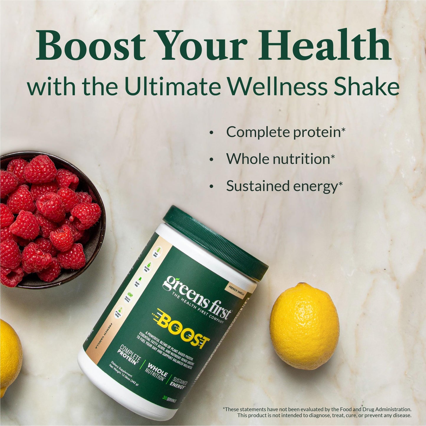 Greens First Boost Superfood Shake Mix Dutch Chocolate Powder 12.06 Ounce