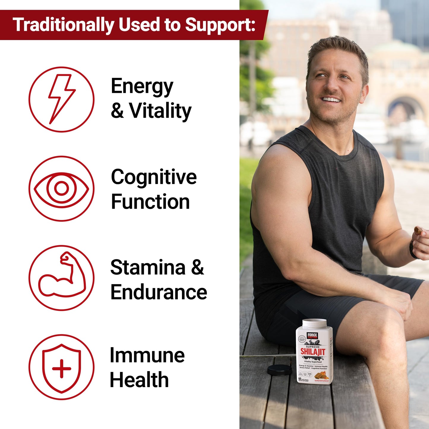 Force Factor Supreme Shilajit Soft Chew 60