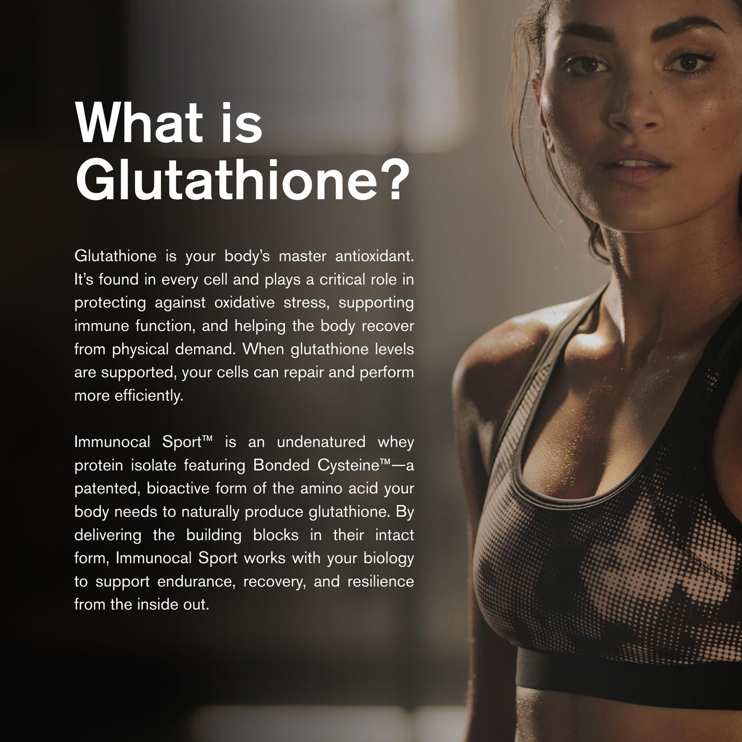 Immunocal Sport Glutathione Precursor Powder – Recovery, Endurance & Performance Support with BCAAs, Citrulline & Tart Cherry – Antioxidant & Cellular Energy – Sugar-Free, Lactose-Free – 30 Servings 13.2 oz