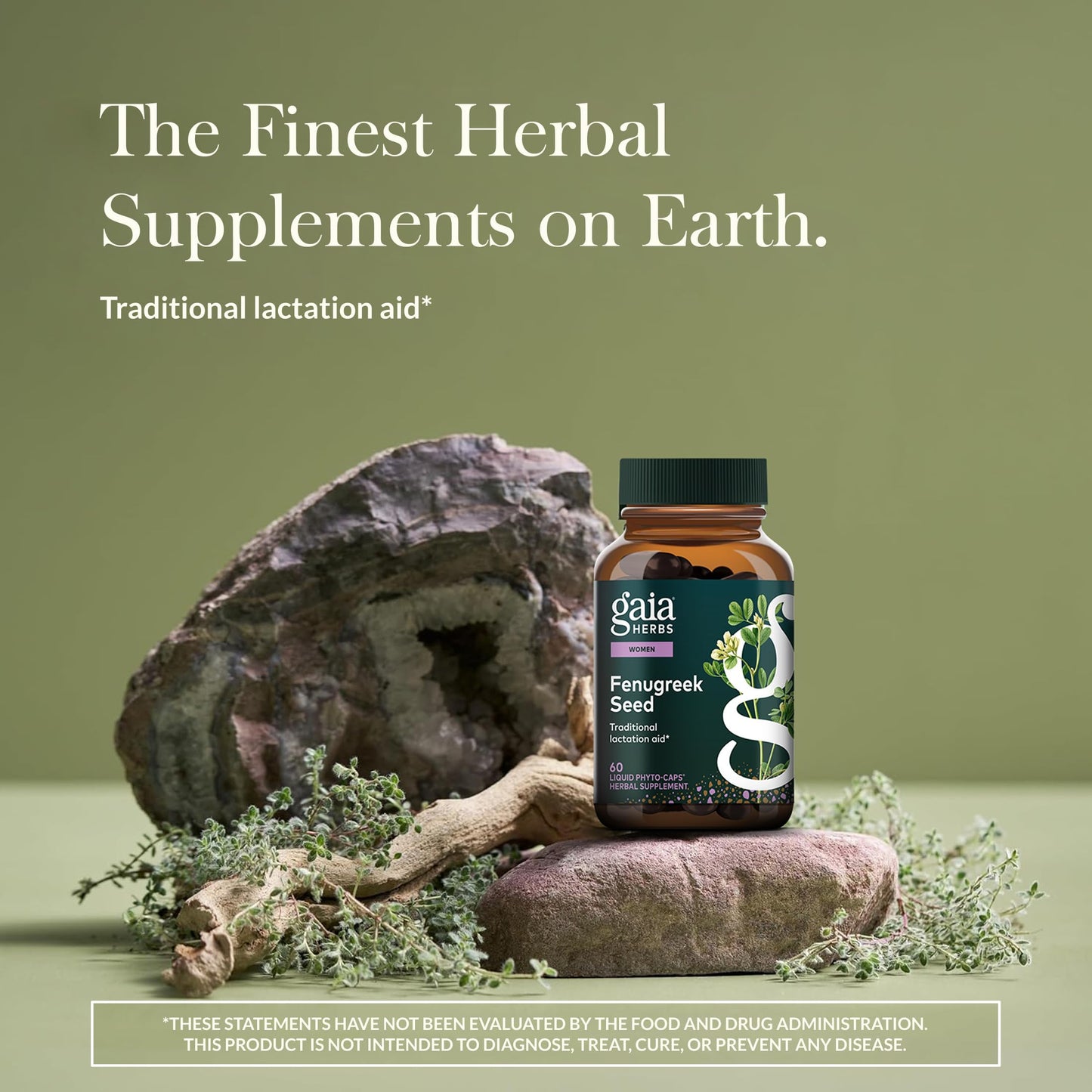 Gaia Herbs Fenugreek Seed Capsules 60 Count