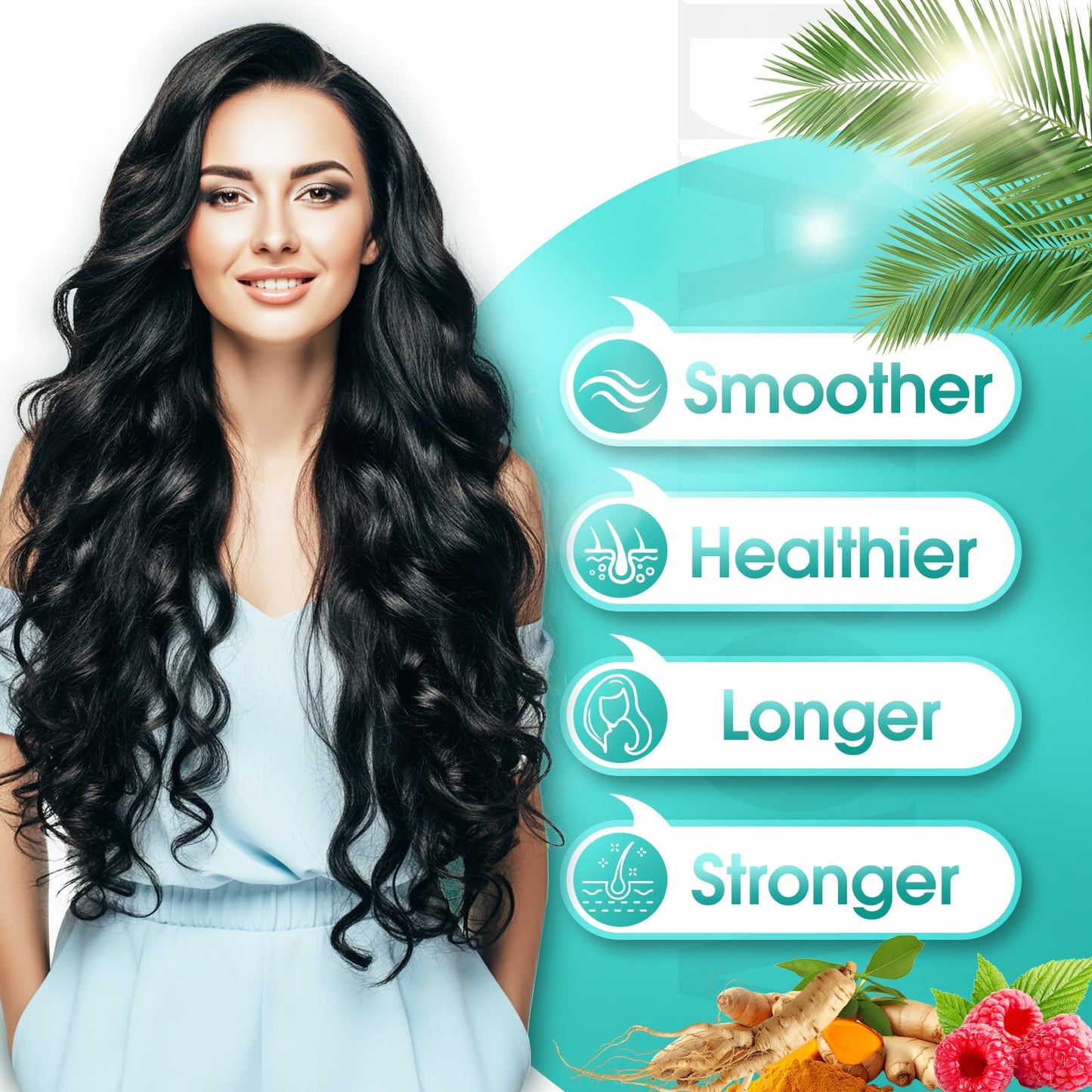 Lazpowfi Hair Growth Biotin 10000mcg Capsule, 120 Count