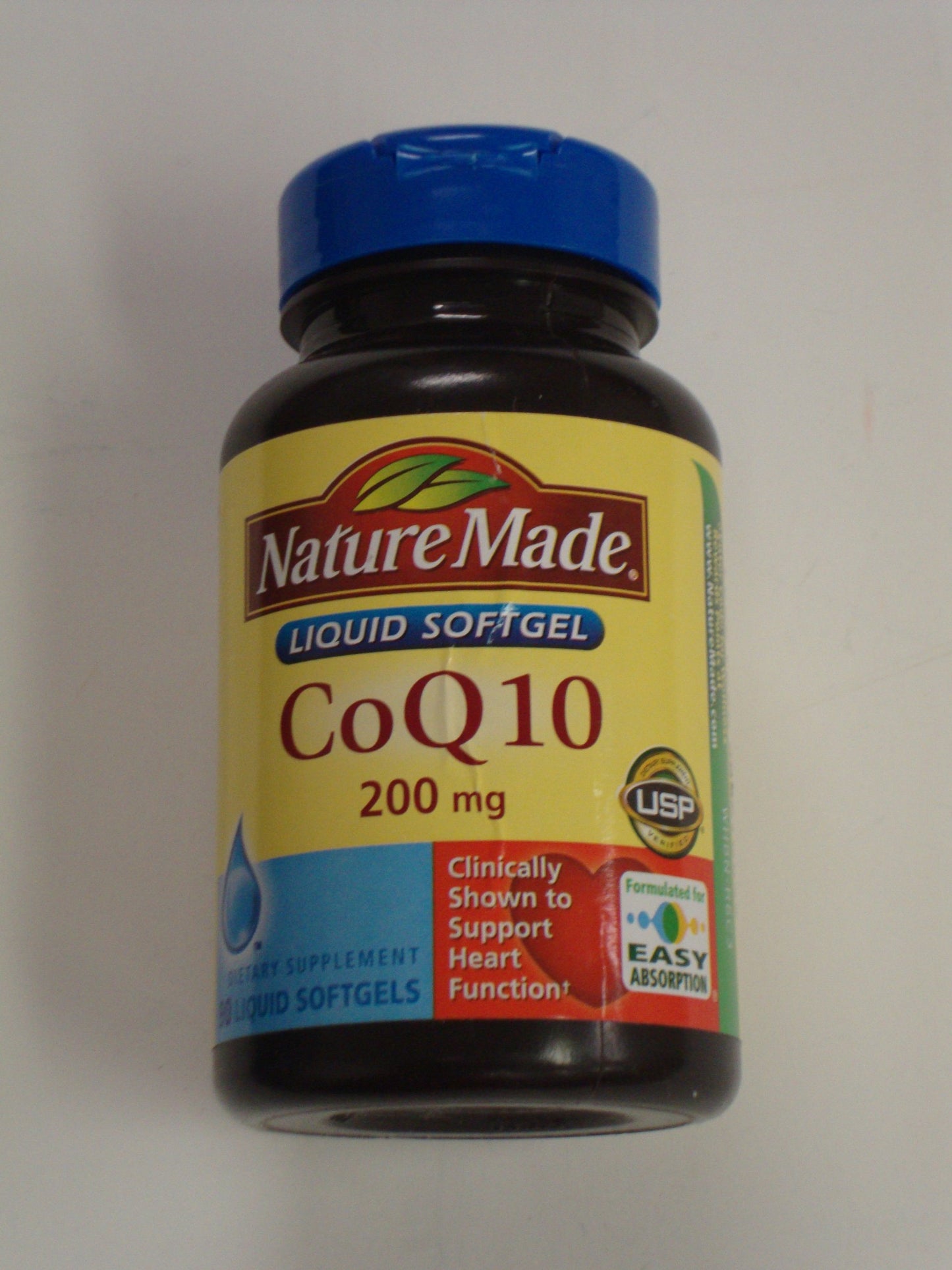 Nature Made CoQ10 Coenzyme Q10 200 mg Softgels 90