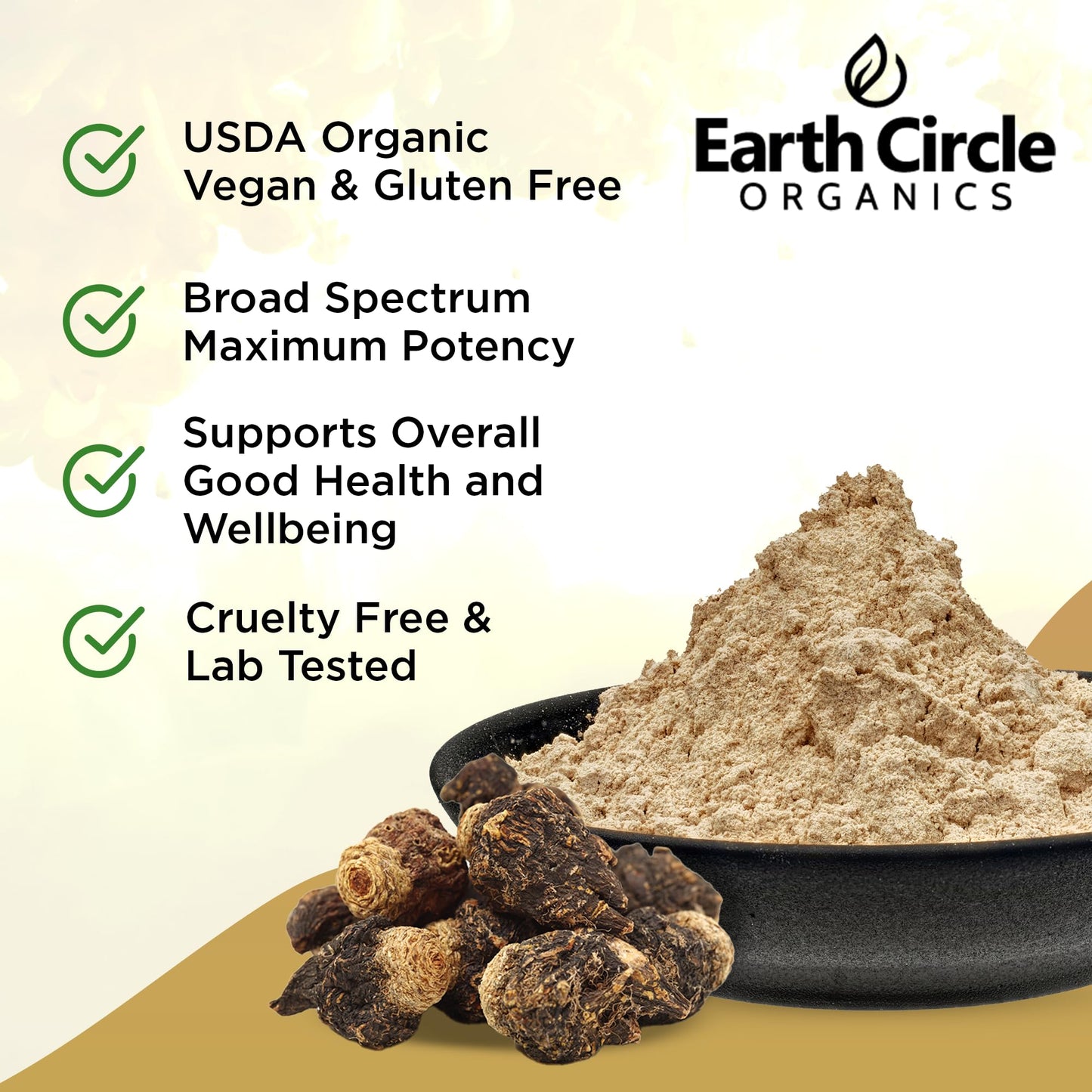 Earth Circle Organics Organic Black Maca Peruvian Root Powder, Black Maca Root for Men, 24 oz