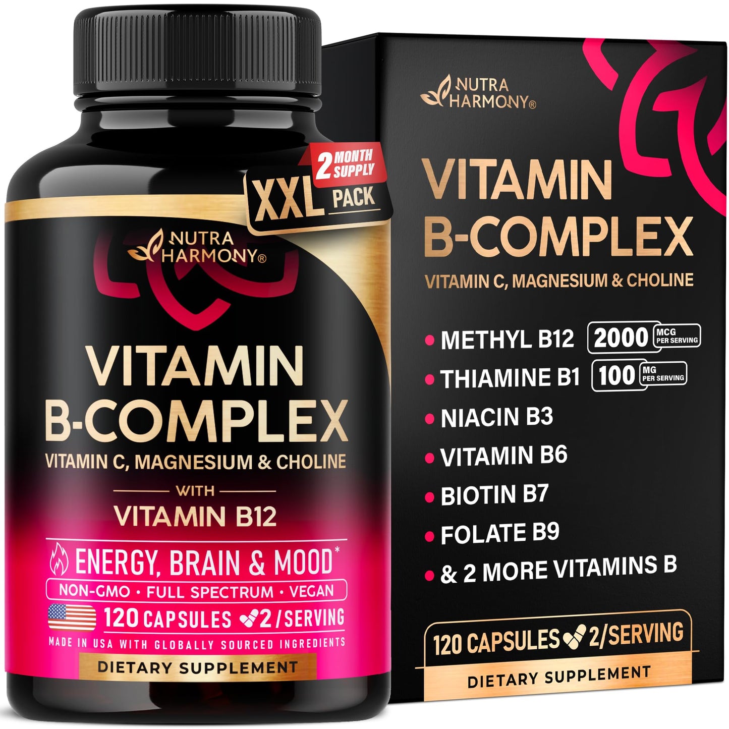 NUTRAHARMONY Vitamin B Complex Capsule 120
