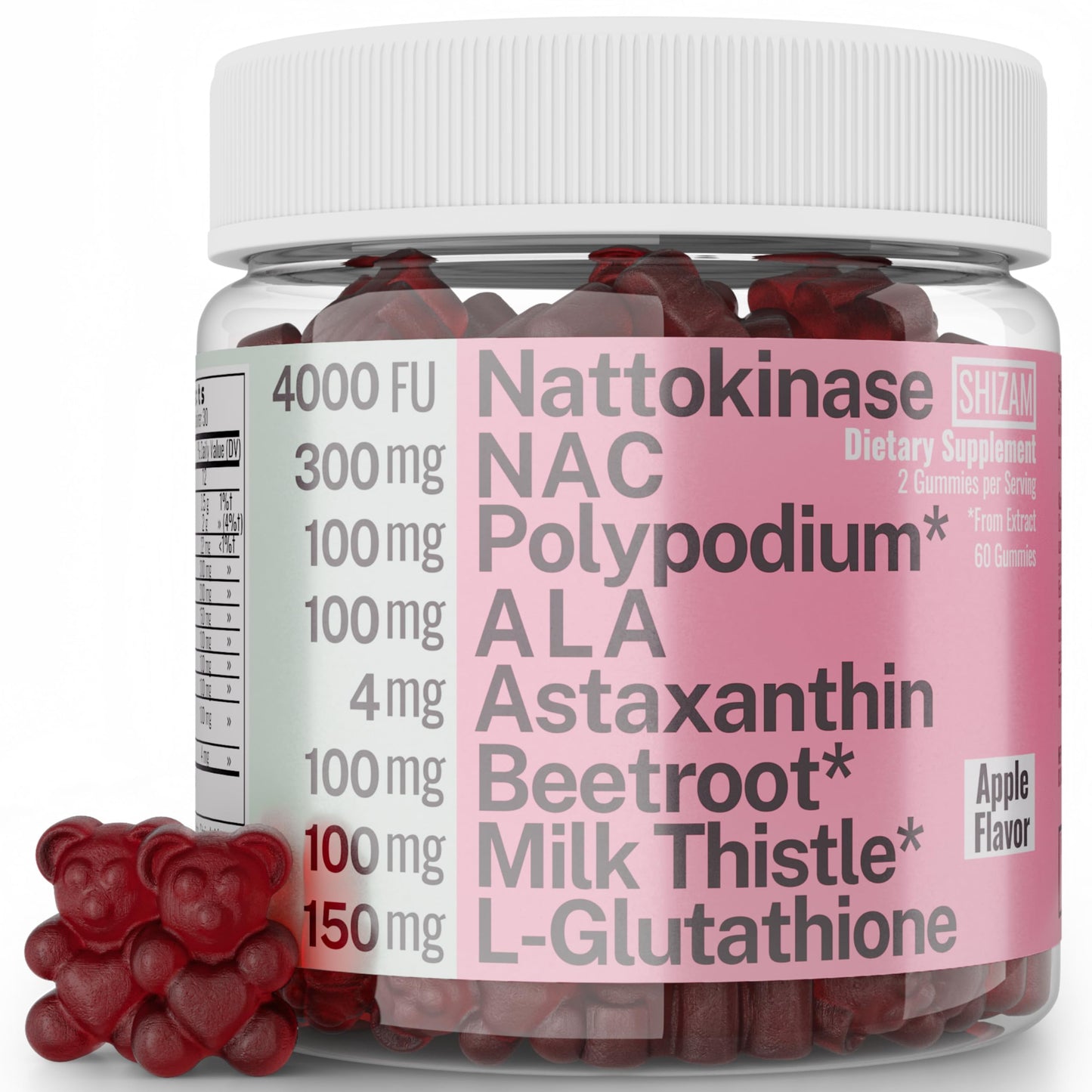 SHIZAM Gummy Multivitamin & Antioxidant Complex, 60 Count