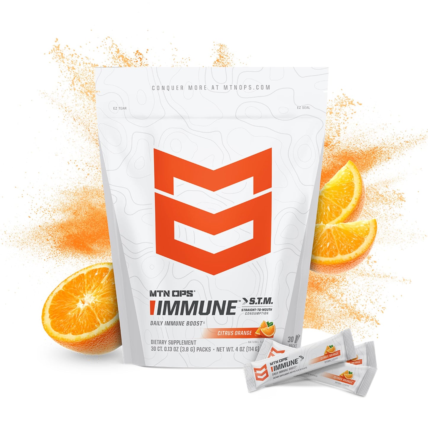 MTN OPS Immune STM On-the-Go Immune Support Powder, 4 Ounce