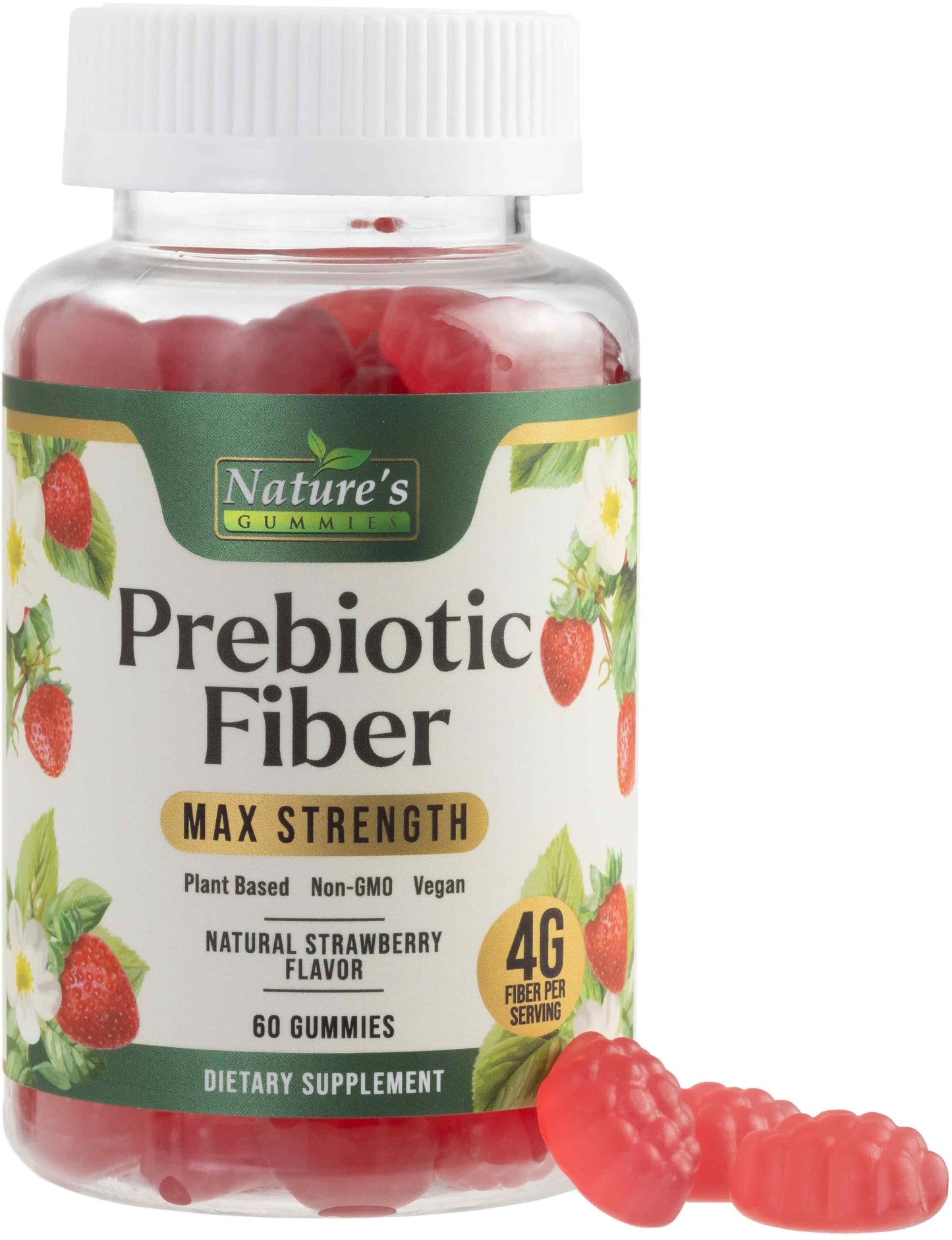 Nature's Gummies Prebiotic Fiber Gummies Gummy 60 Count