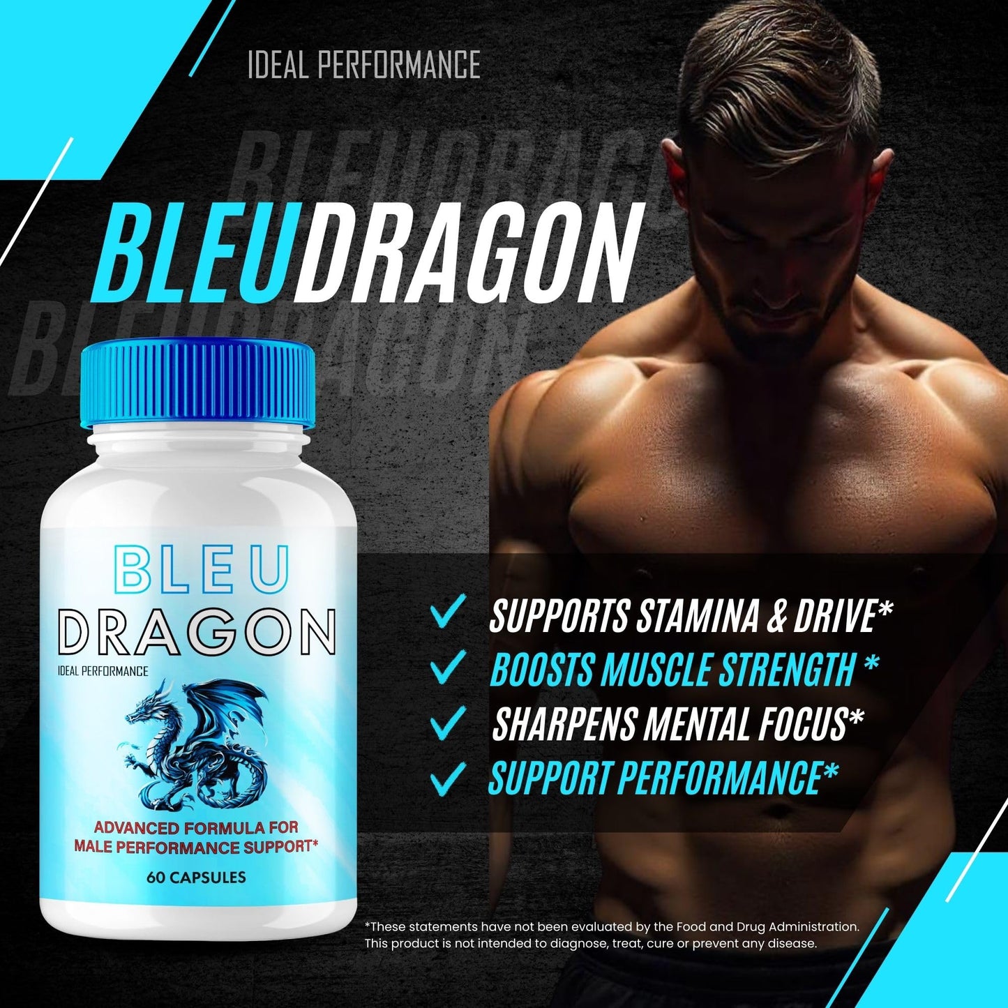 Ideal Performance Bleu Dragon Capsules 120 Capsules