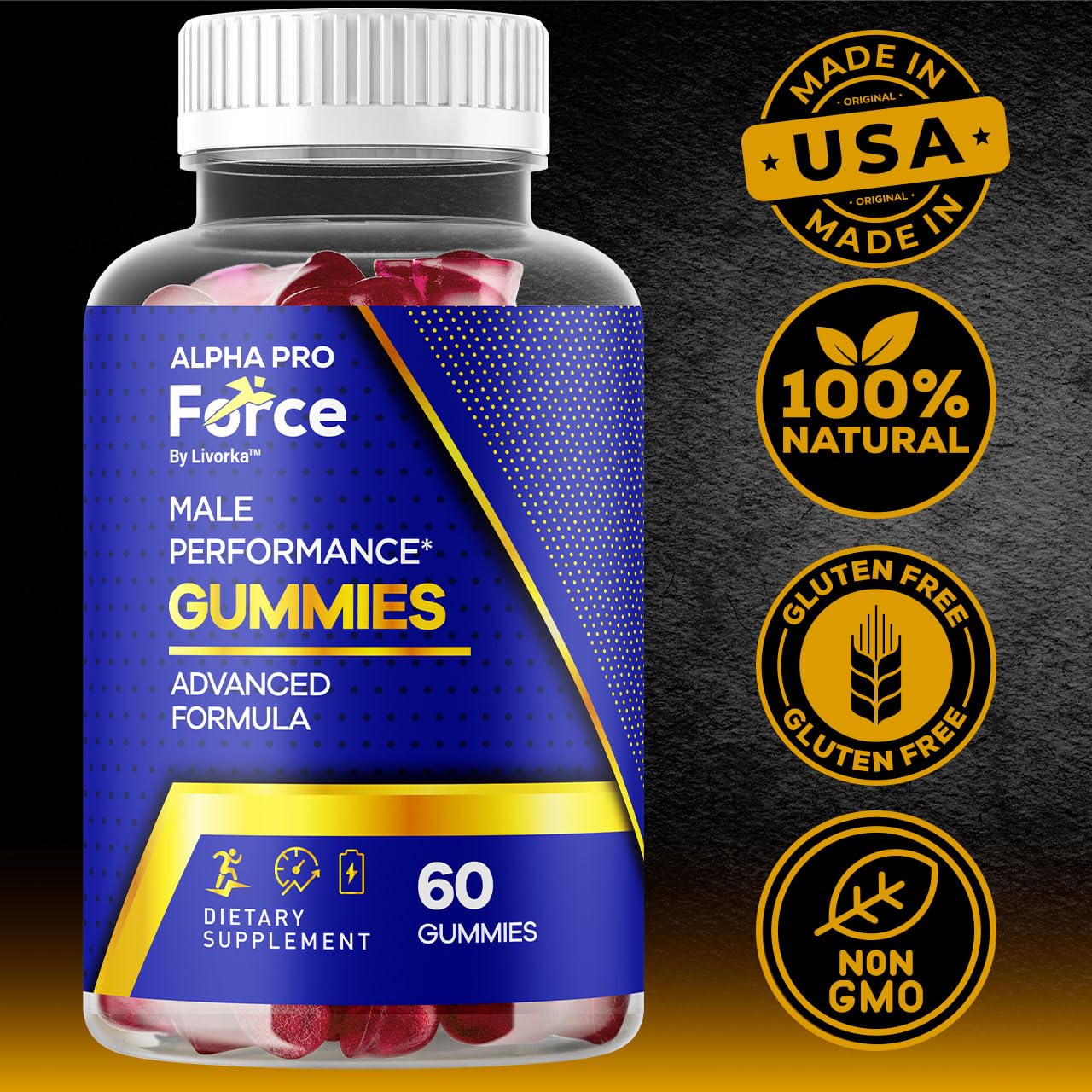 LIVORKA Alpha Pro Force Gummies 300 Gummies