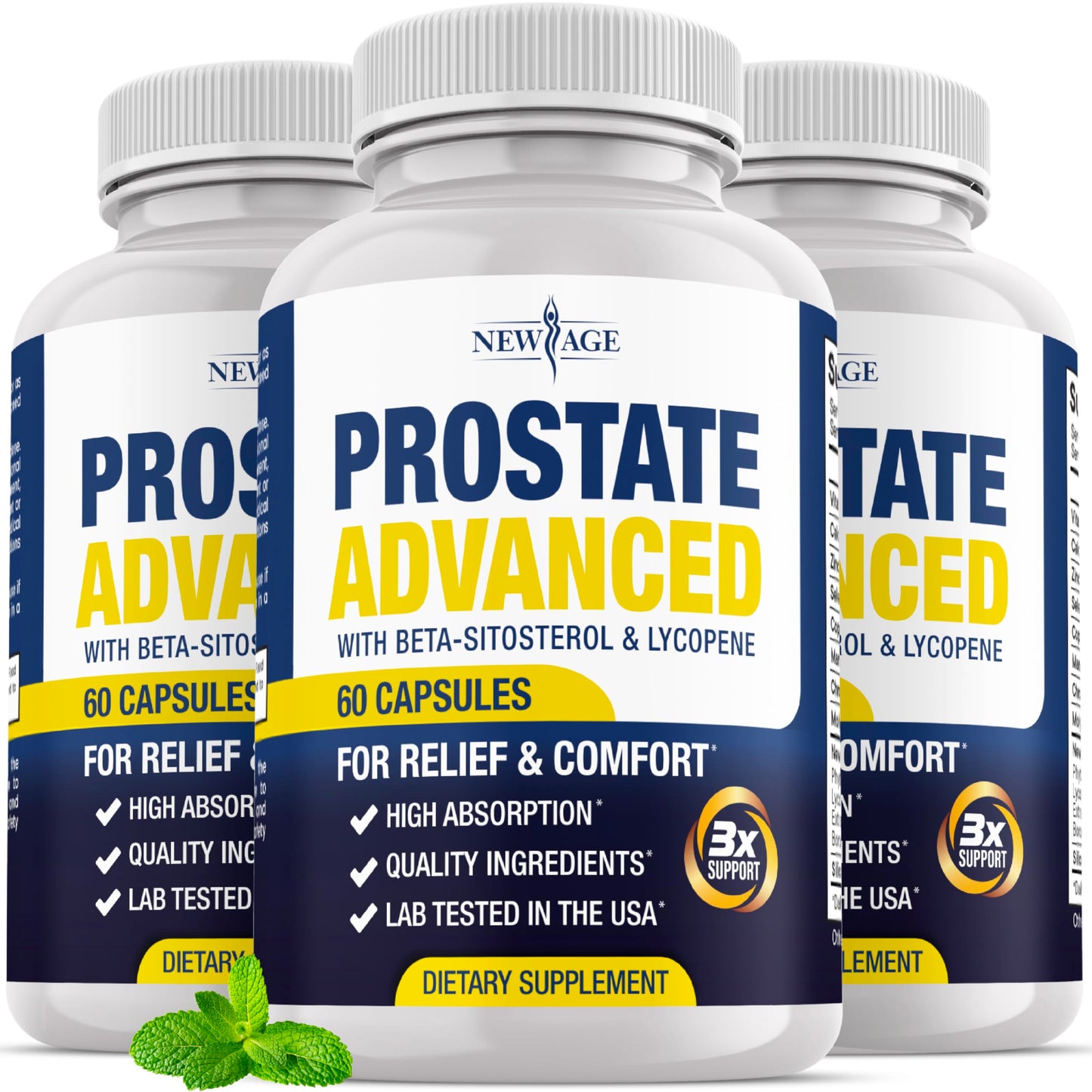 NEW AGE Prostate Advanced Prostate Supplement for Men 180 Capsules