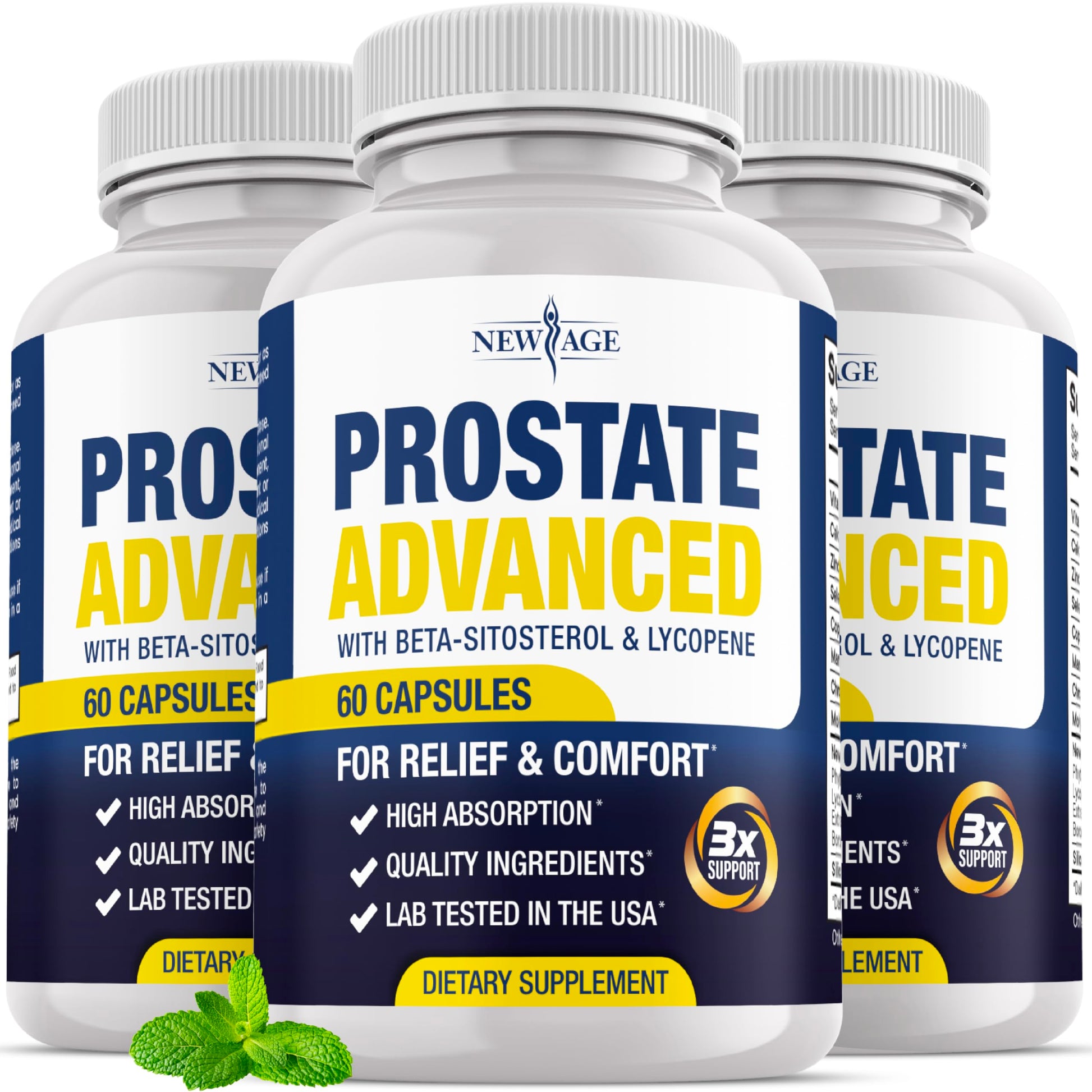 NEW AGE Prostate Advanced Prostate Supplement for Men 180 Capsules