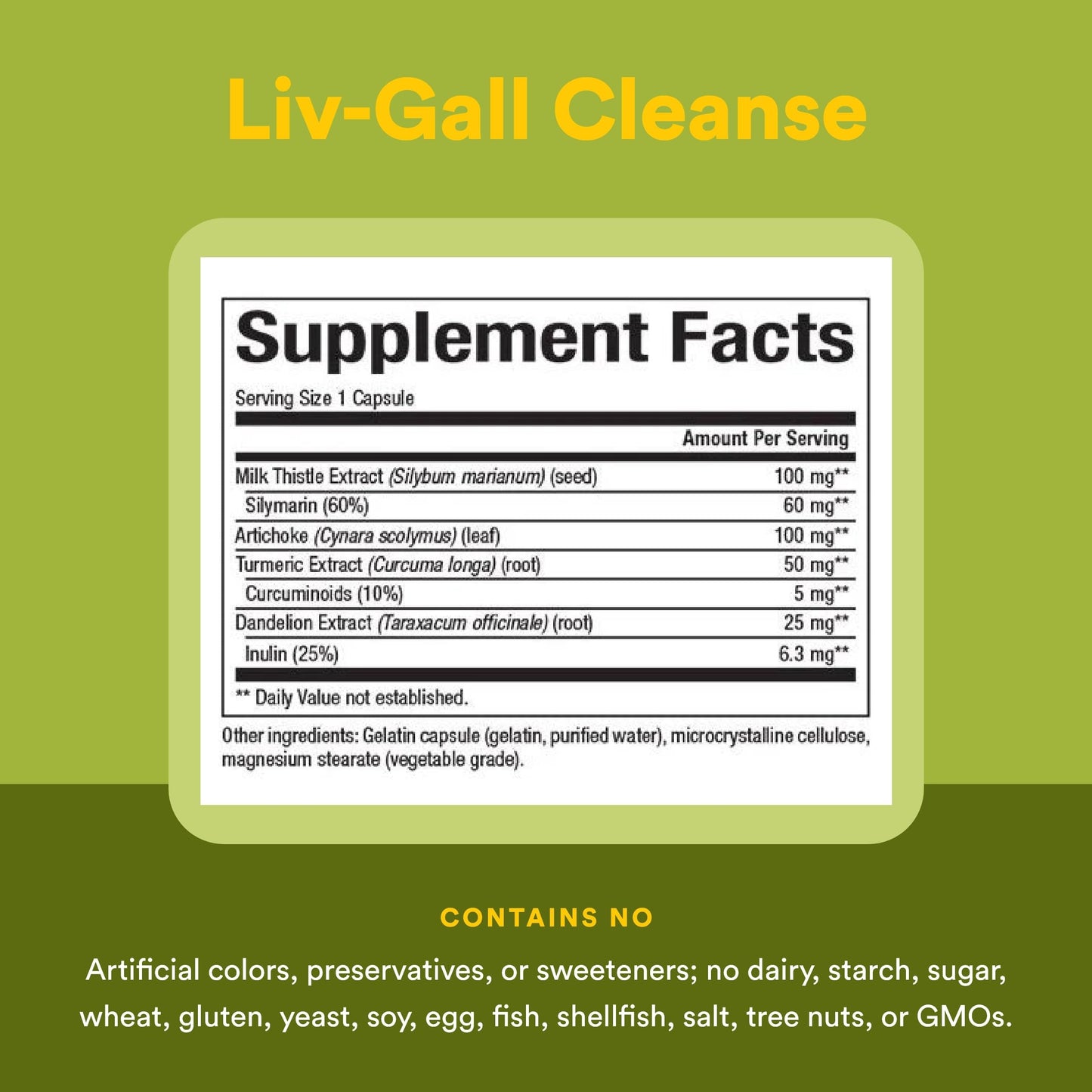 Natural Factors Liv-Gall Cleanse Capsules 90