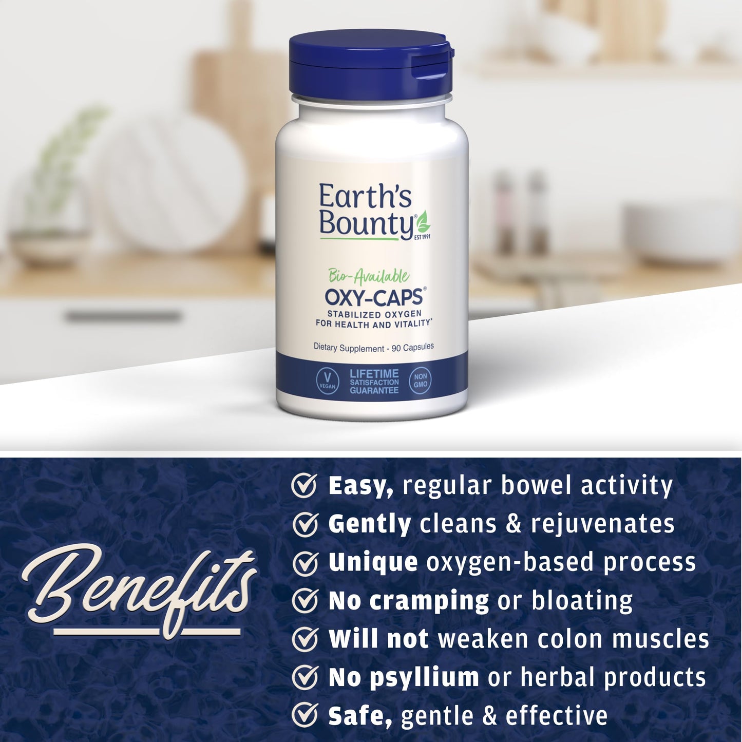 Earth's Bounty Oxy-Cleanse Colon Conditioner Capsules 150 Count